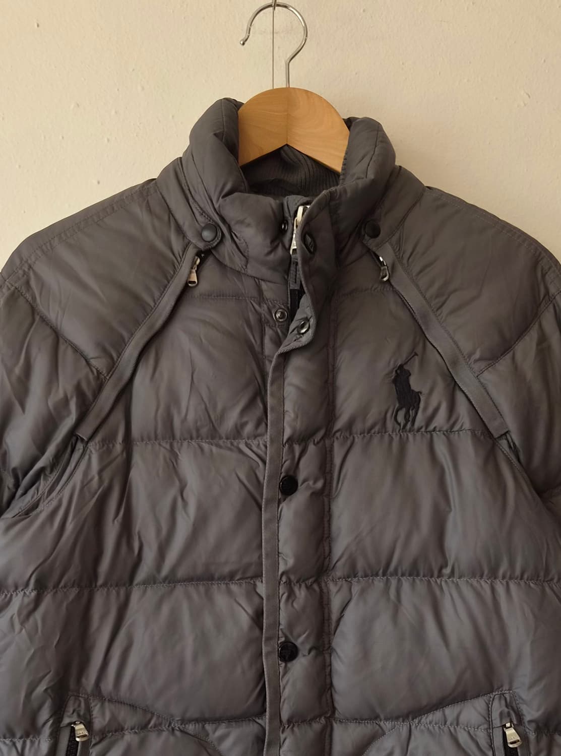 폴로골프 남성 빅포니덕다운조끼형패딩점퍼 S사이즈 상품이미지1