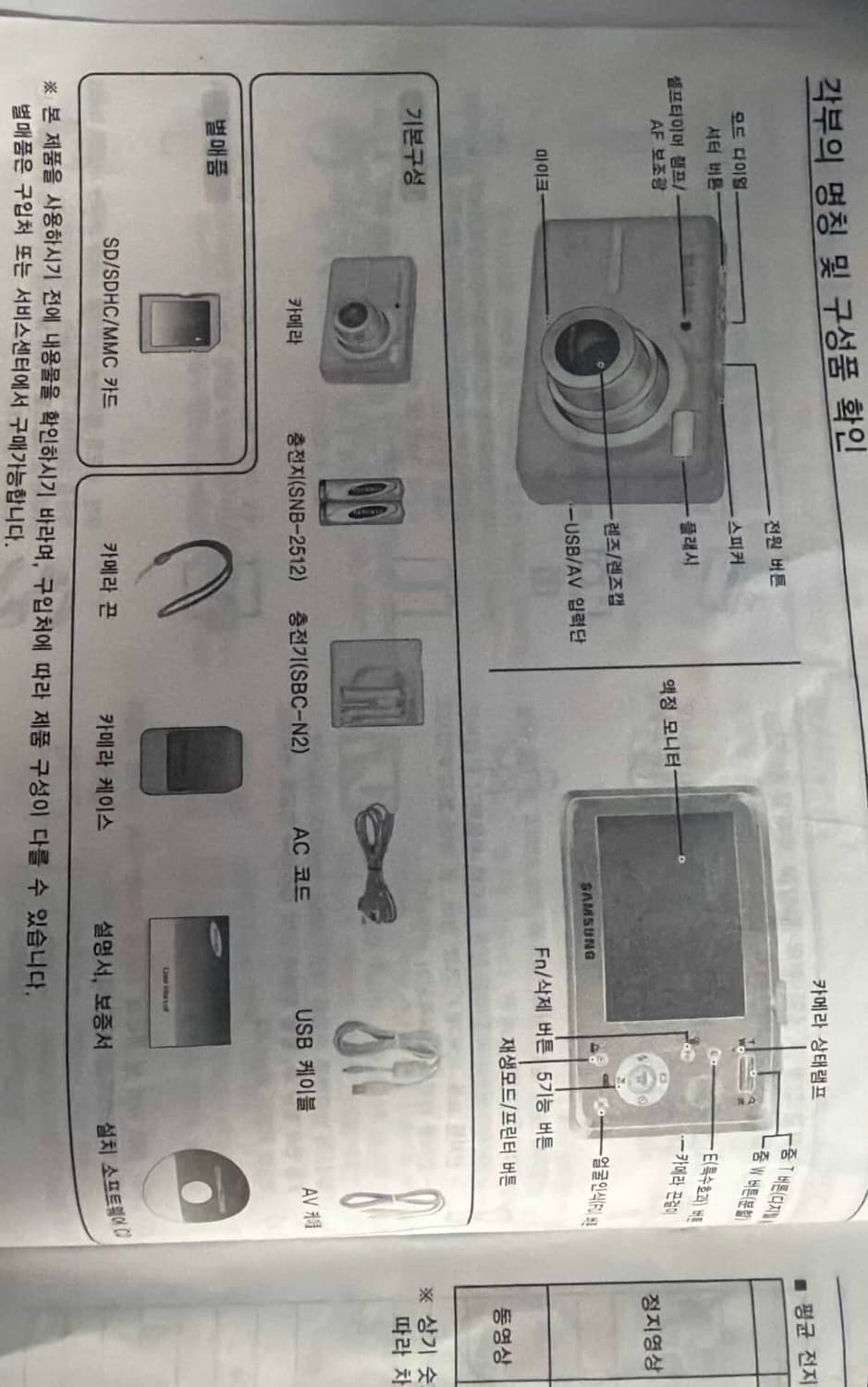 삼성 케녹스 s1070 풀박스 새제품 상품이미지10