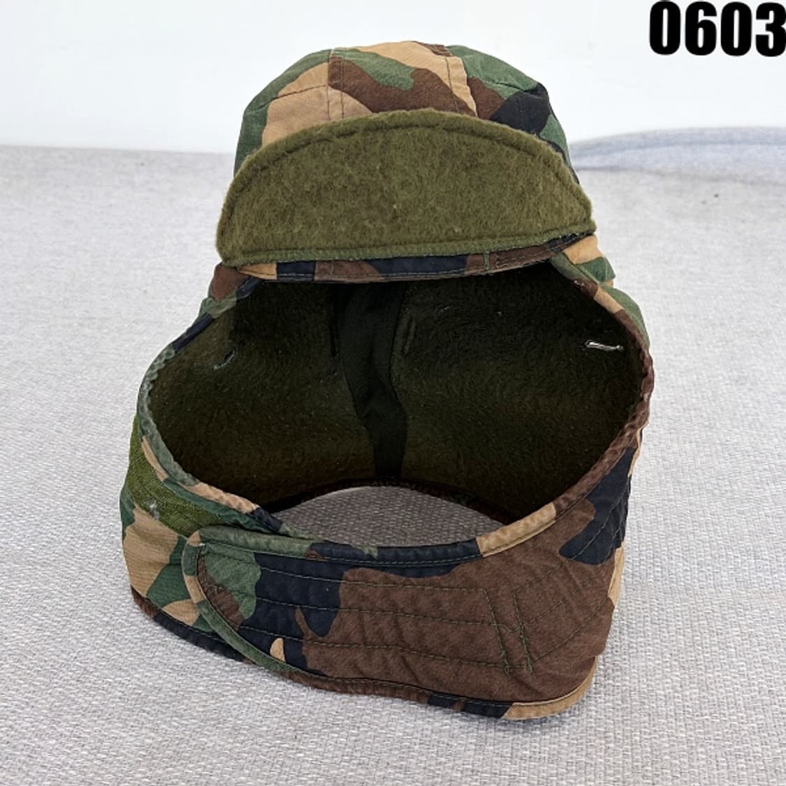 미군 우드랜드 카무플라주 패턴 방한 헬멧 라이너 7 0603 상품이미지2