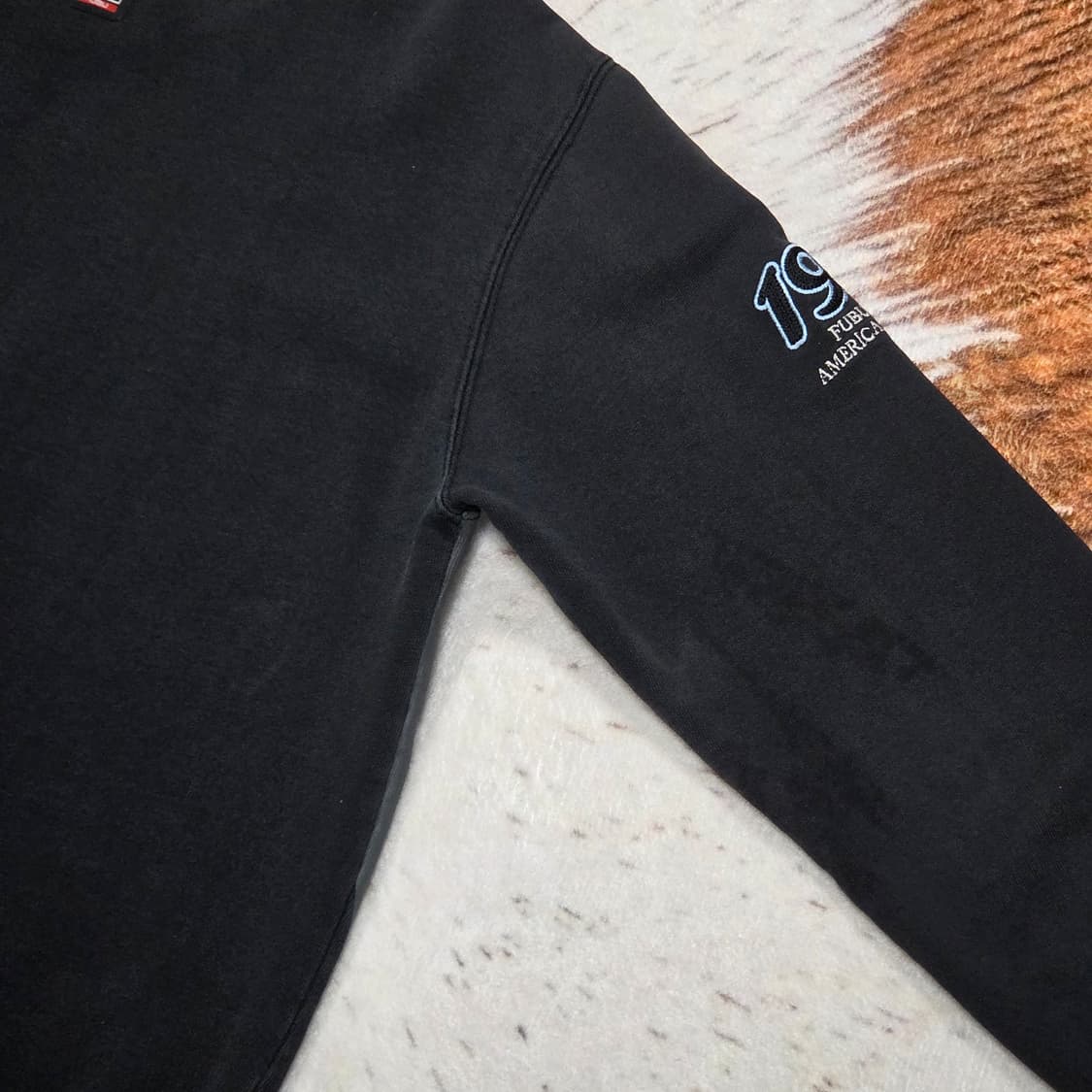 후부 올드스쿨 블랙 맨투맨 상품이미지6