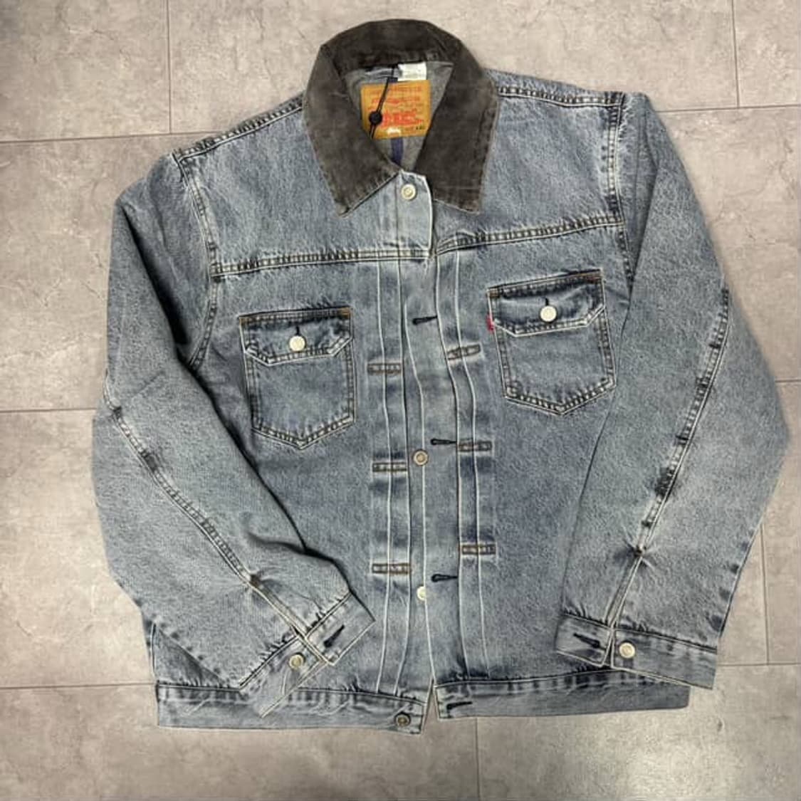 스투시 리바이스 콜라보 트러커 자켓 상품이미지1