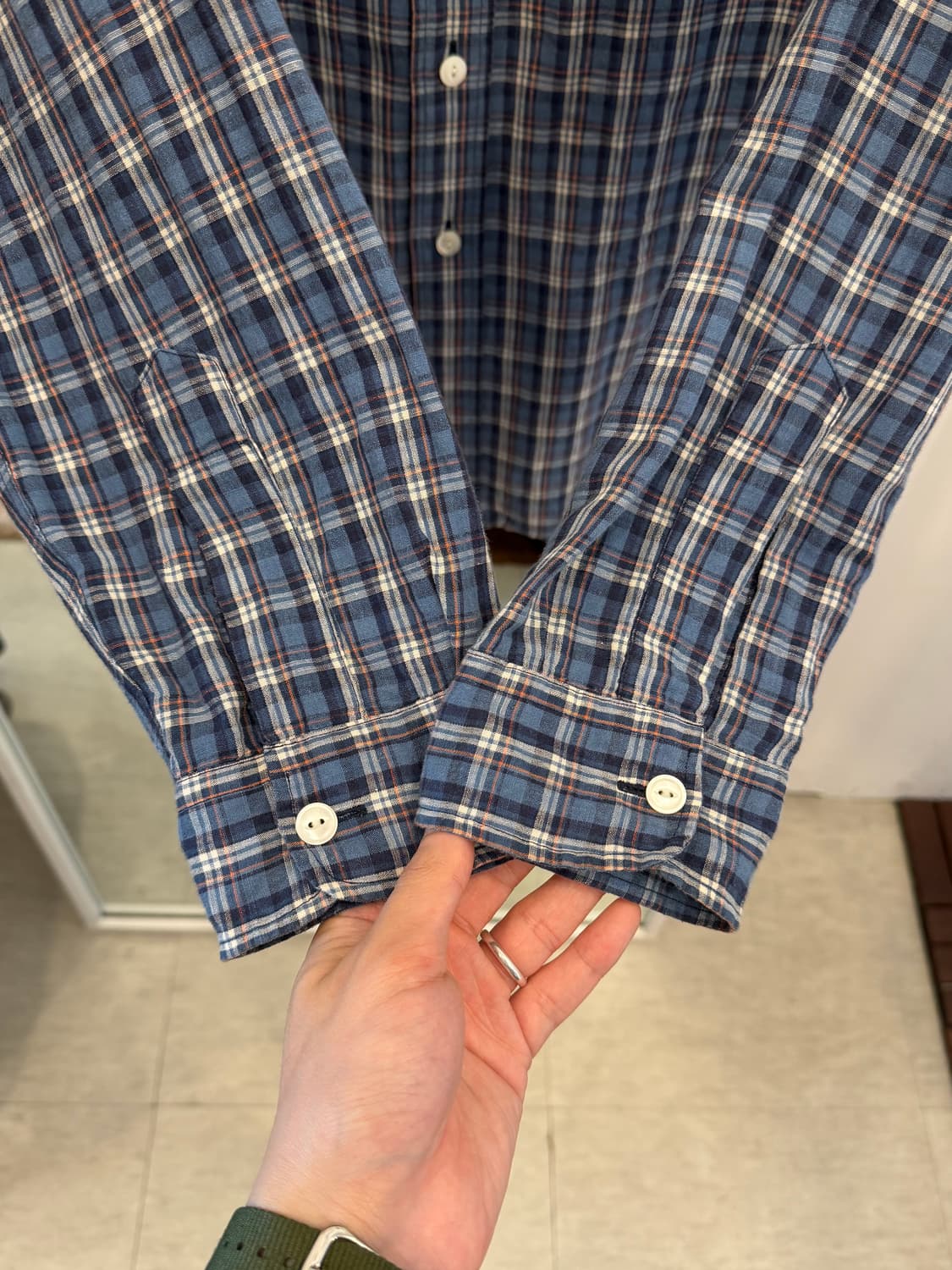 Polo ralph lauren 폴로 랄프로렌 마드라스 체크 린넨 셔츠 상품이미지4