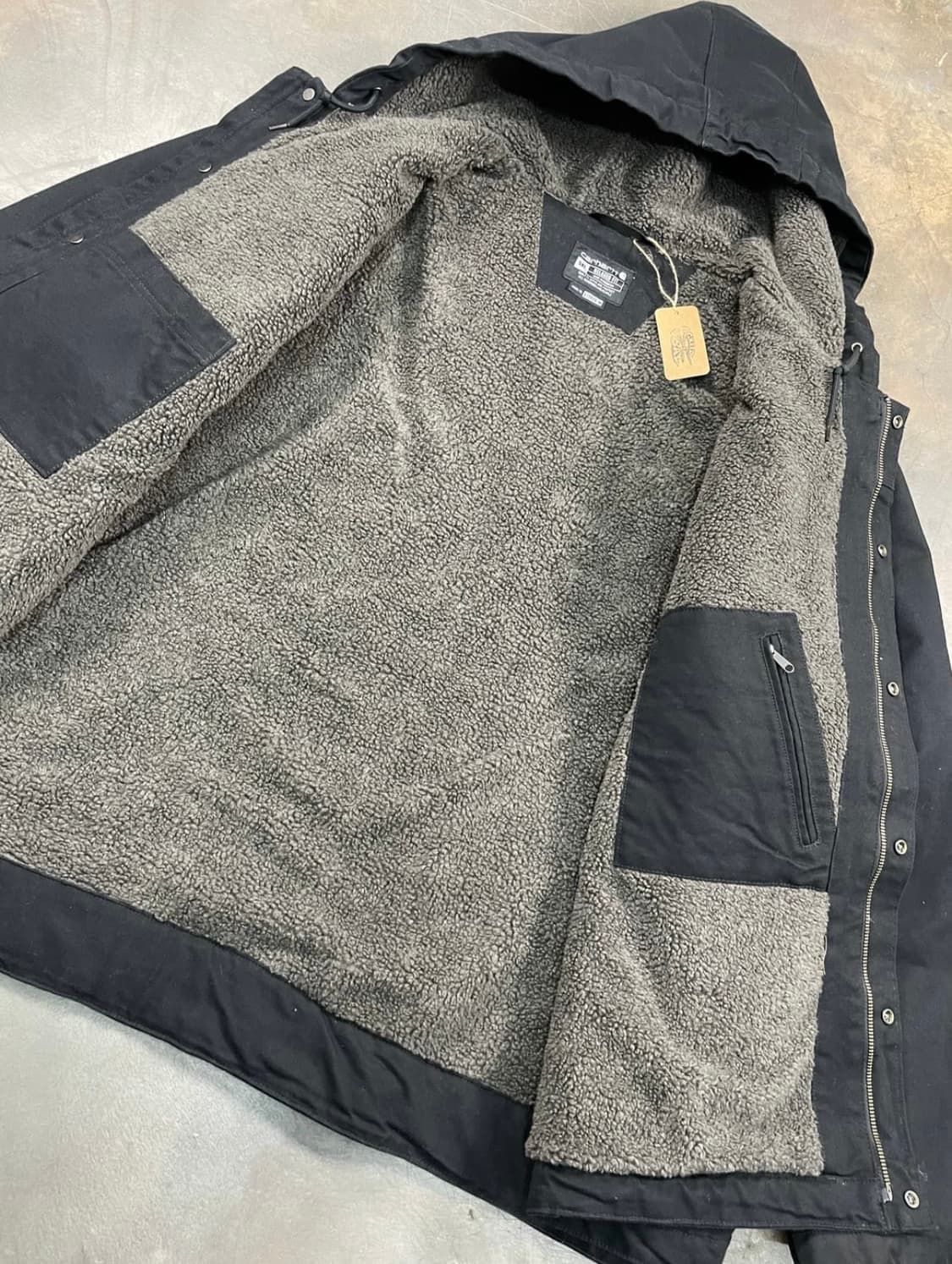 5XL) 칼하트 발렛 쉐르파 후드 워크 자켓 팝니다 상품이미지3