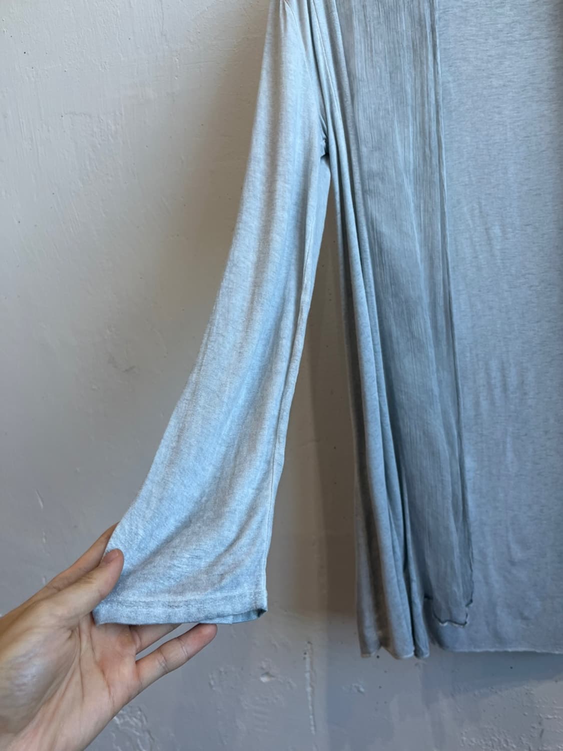 Made in ITALY 레이온 롱 가디건 상품이미지3