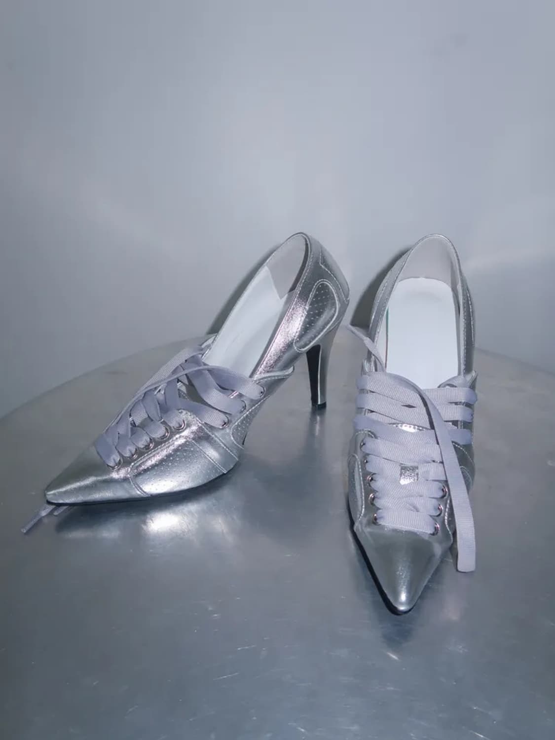 레이스업 스틸레토 힐 상품이미지2