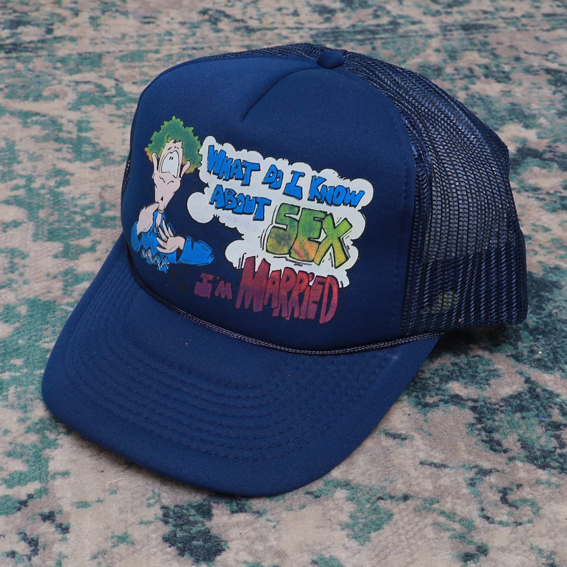 VTG 빈티지 1990년대 빈티지 트러커캡 네이비 상품이미지2