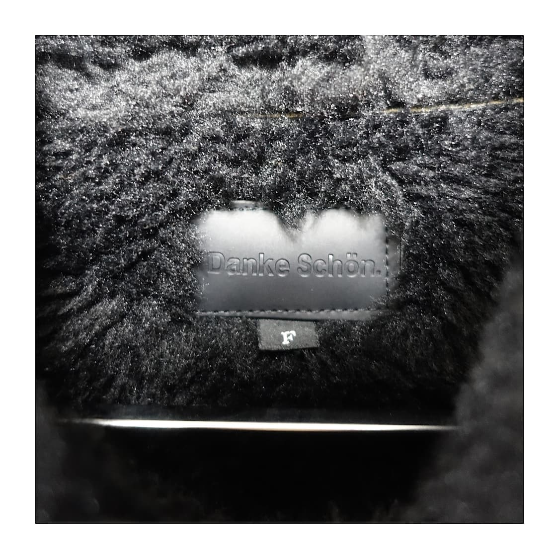 DANKE SCHON 당케쉐인 오버사이즈드 무스탕 자켓 상품이미지8