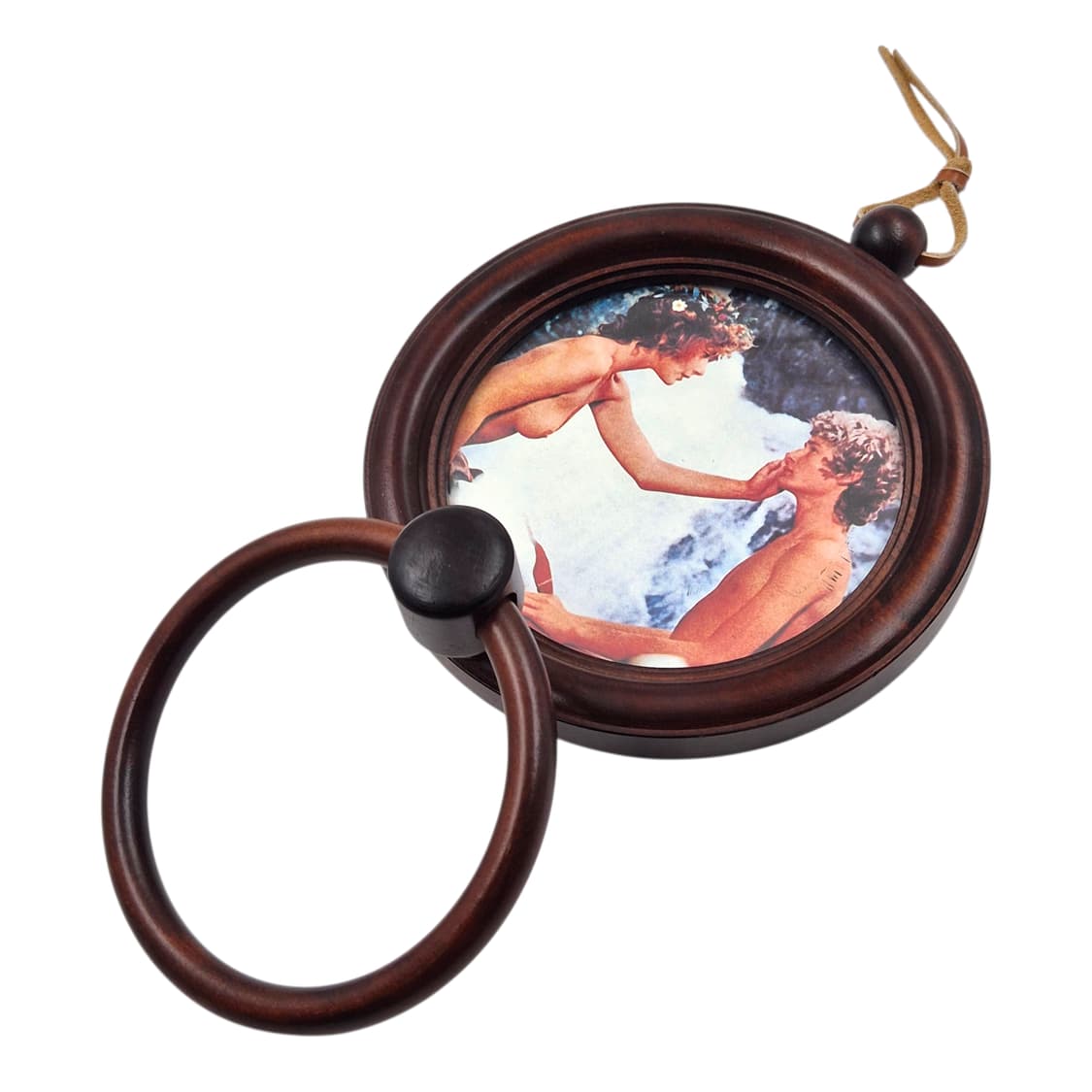 90s 핸드메이드 우드 행잉 액자 링 홀더 상품이미지3