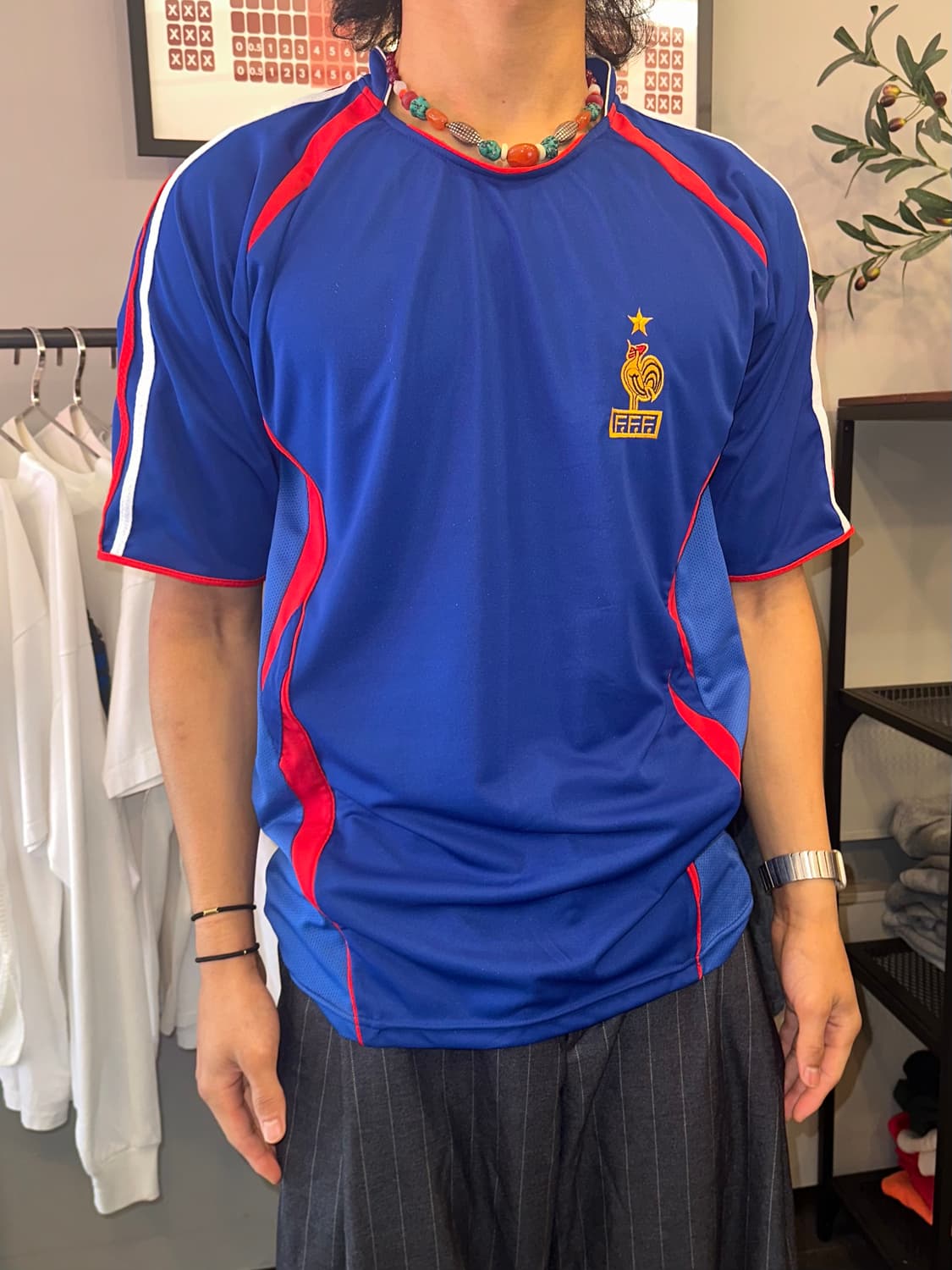 00’s France retrofit Home Uniform Jersey 상품이미지2