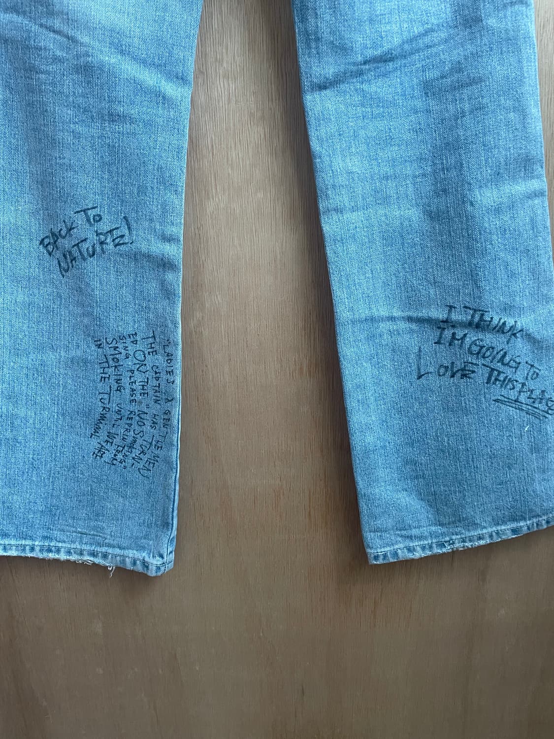 엔헐리우드 랭글러 레터링 플레어 팬츠 상품이미지8