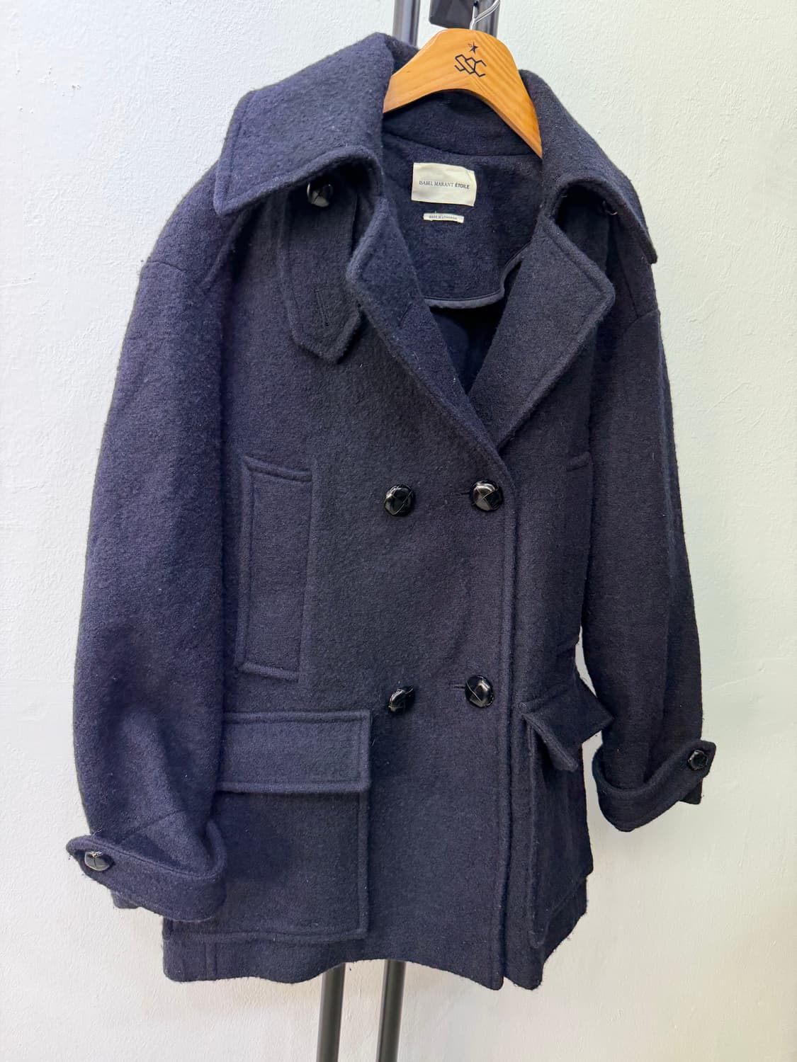 매장판정품) 이자벨마랑 네이비 피코트 38 상품이미지2