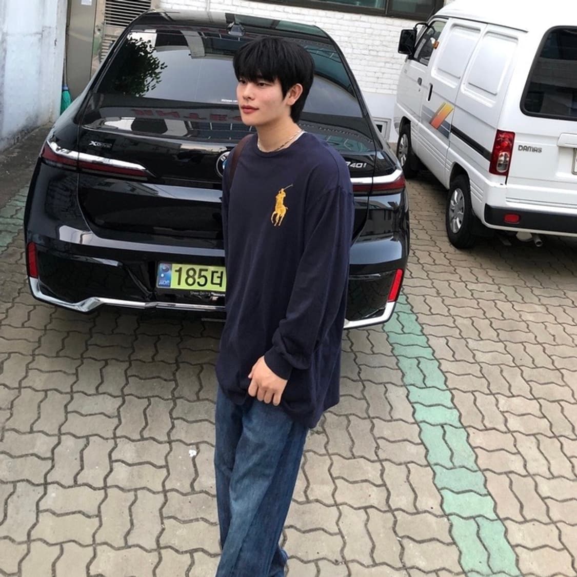 폴로 정품 빅포니 롱슬리브 다크네이비 상품이미지1