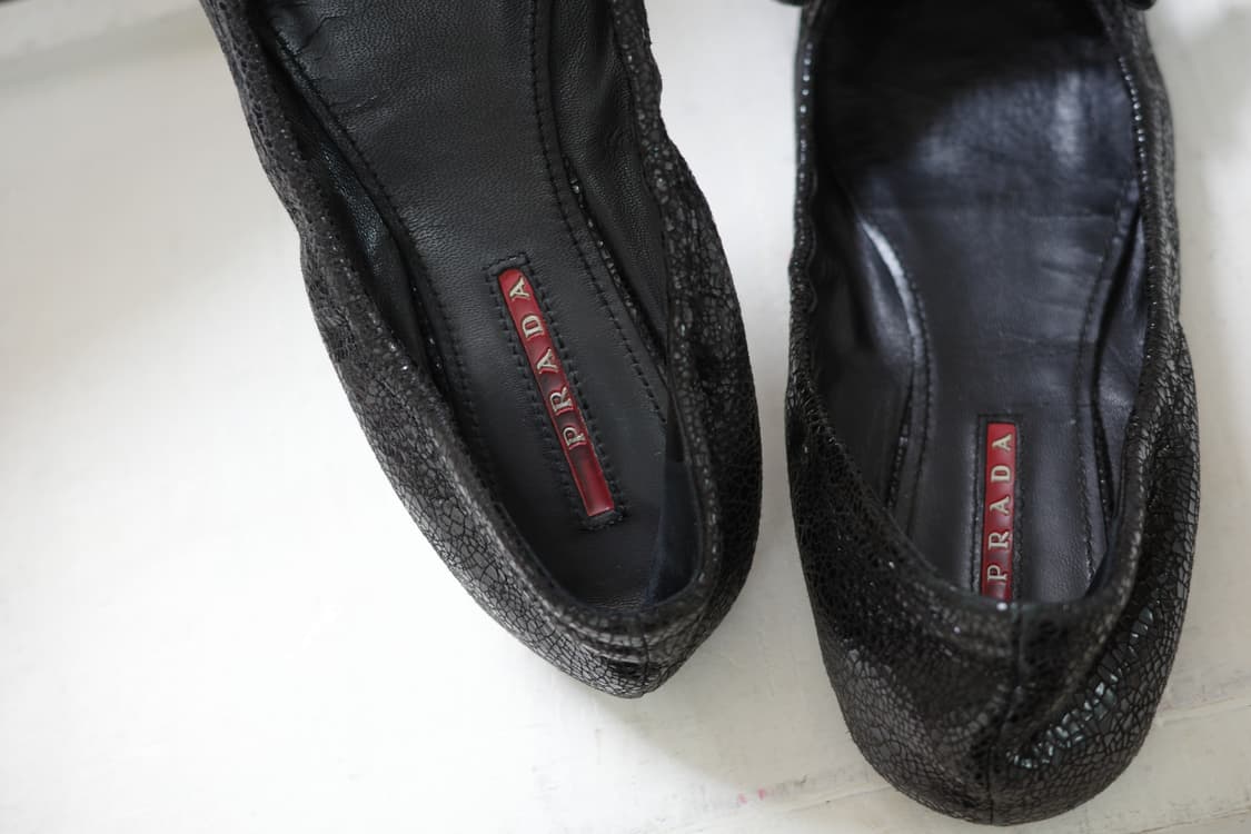 프라다 리본 플랫 슈즈 Prada ribborn flat shoes 상품이미지3