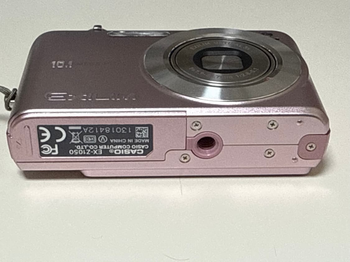 카시오 엑슬림 z1050 핑크 은채디카 상품이미지6