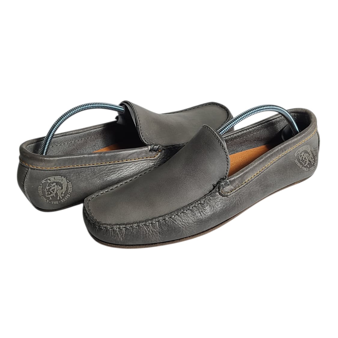 275-280) DIESEL 디젤 아카이브 모호크 로고 레더 로퍼 상품이미지1