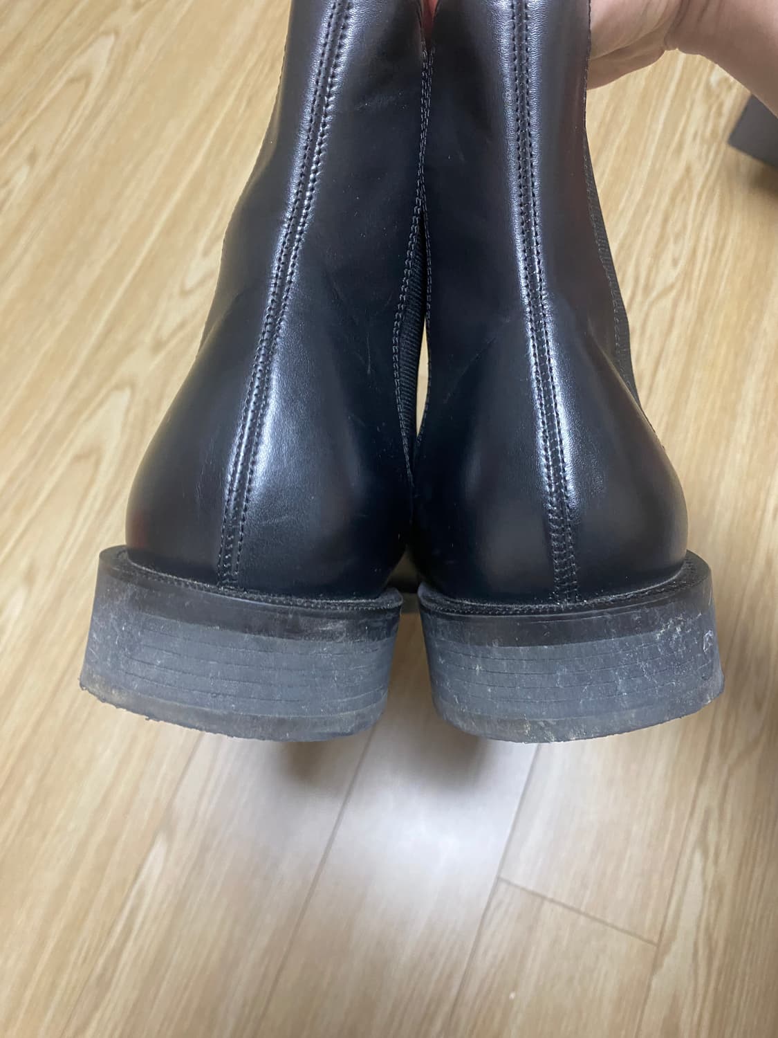 무신사스탠다드 스퀘어토 첼시부츠 260 상품이미지4