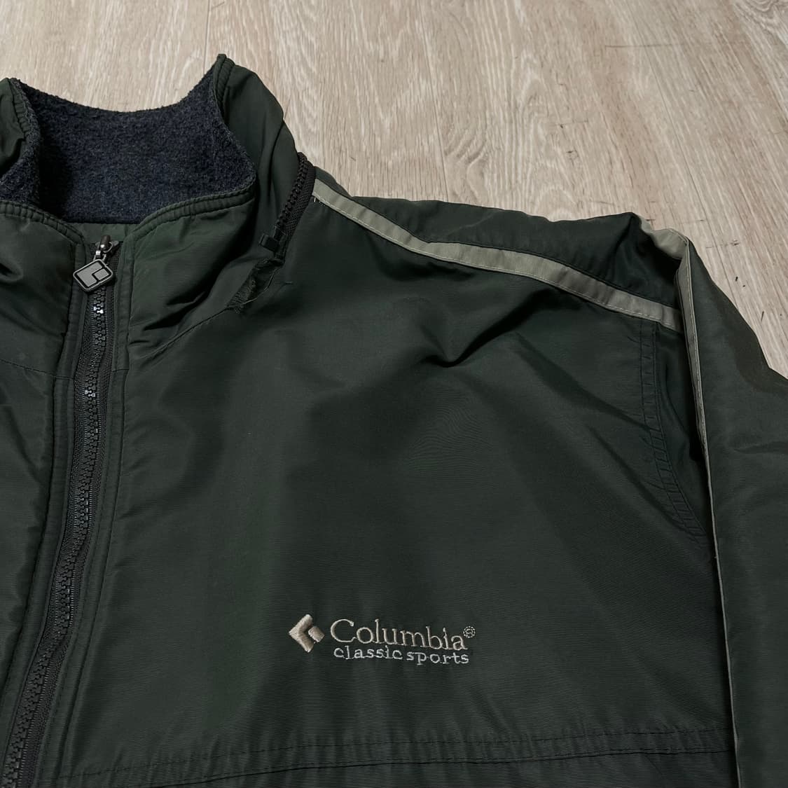 컬럼비아 클래식 올드스쿨 기모 바람막이 자켓 XL/105 상품이미지3