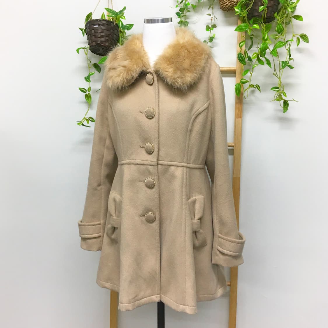 JPN/ 리즈리사깔 리즈리사코트 리본코트 라떼갸루코트 리본코트 갸루 상품이미지5