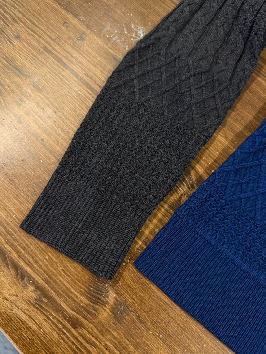 질스튜어트 케이블 니트 남성100 해 상품이미지8