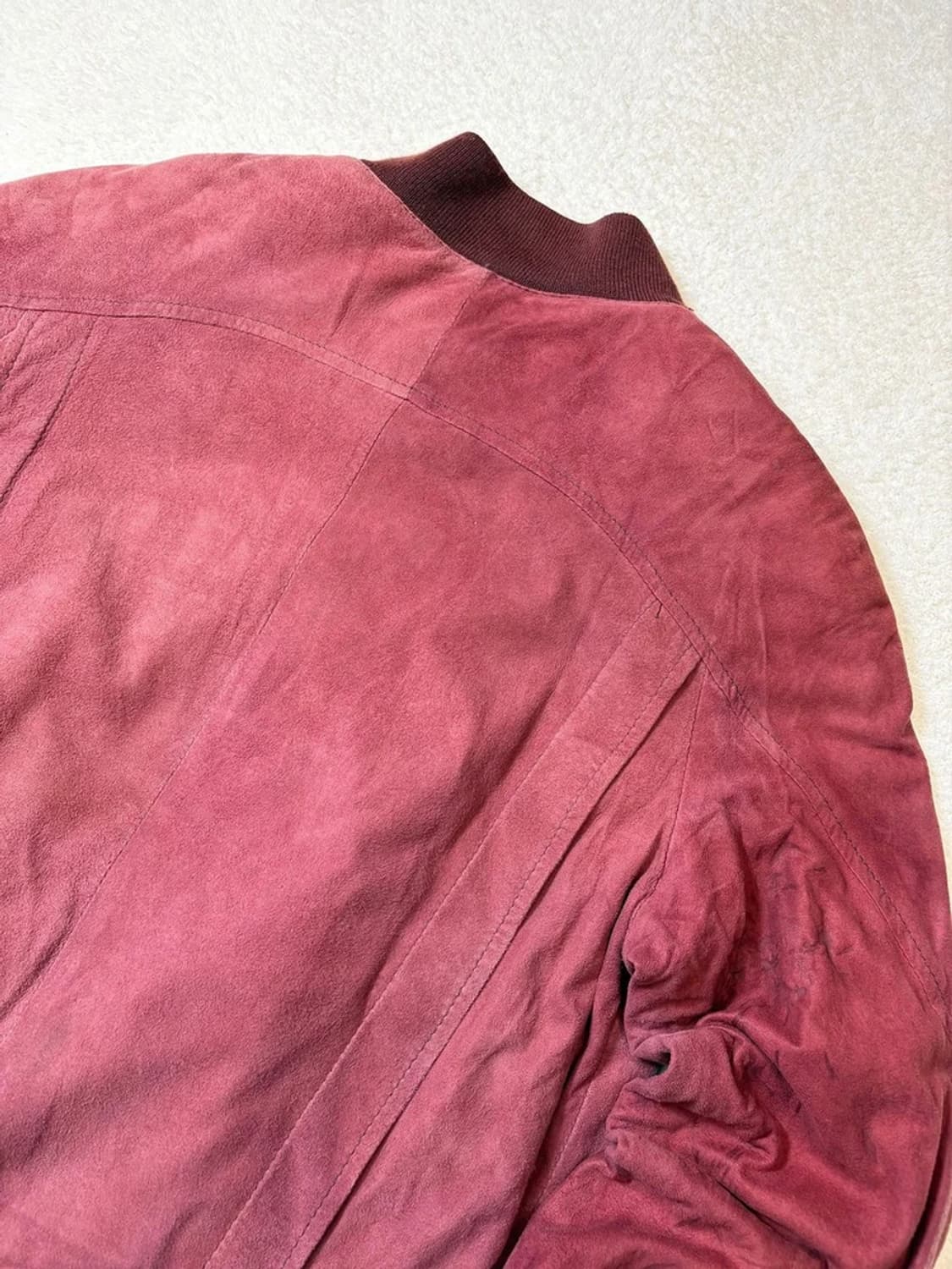 버버리 90's 천연 가죽 스웨이드 블루종 자켓 pn6149 상품이미지6