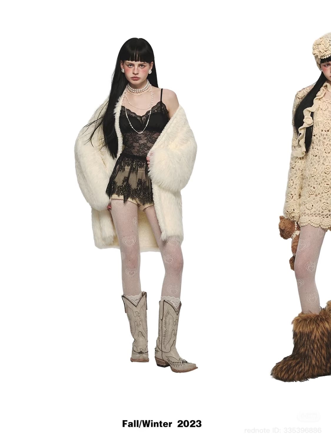 중브 원진스튜디오 패턴 레이스 슬립 레이어드 상품이미지4