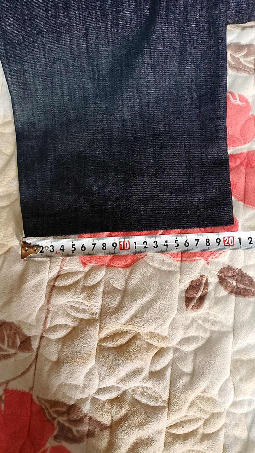 몽돌 미사용 와이드여름데님팬츠 27인치 기장102 상품이미지10