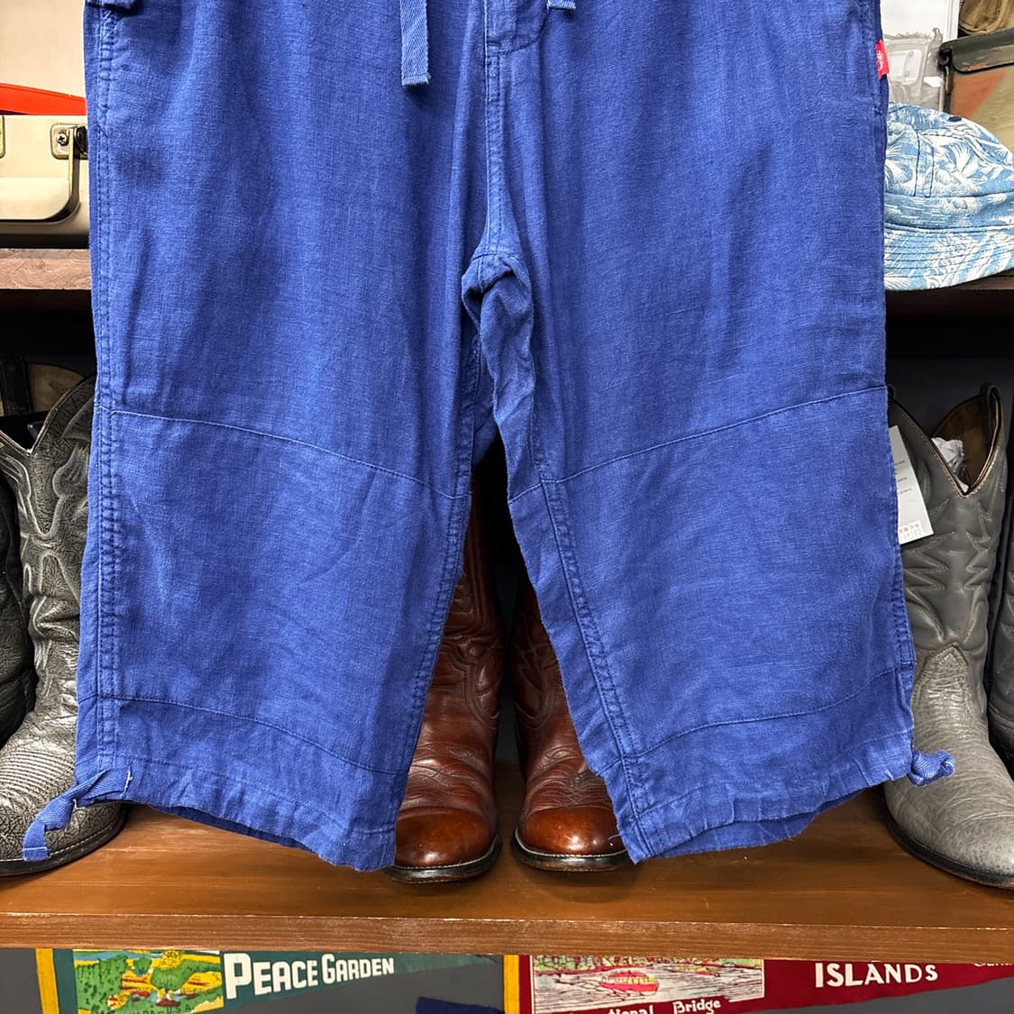 00s 스투시 코튼 스트랩 7부 린넨 서퍼팬츠 N1255   상품이미지4