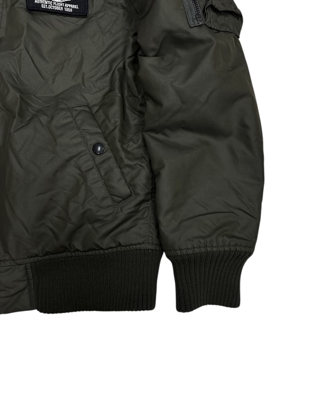 알파인더스트리 플라이트자켓 세이지그린 (M)  상품이미지6