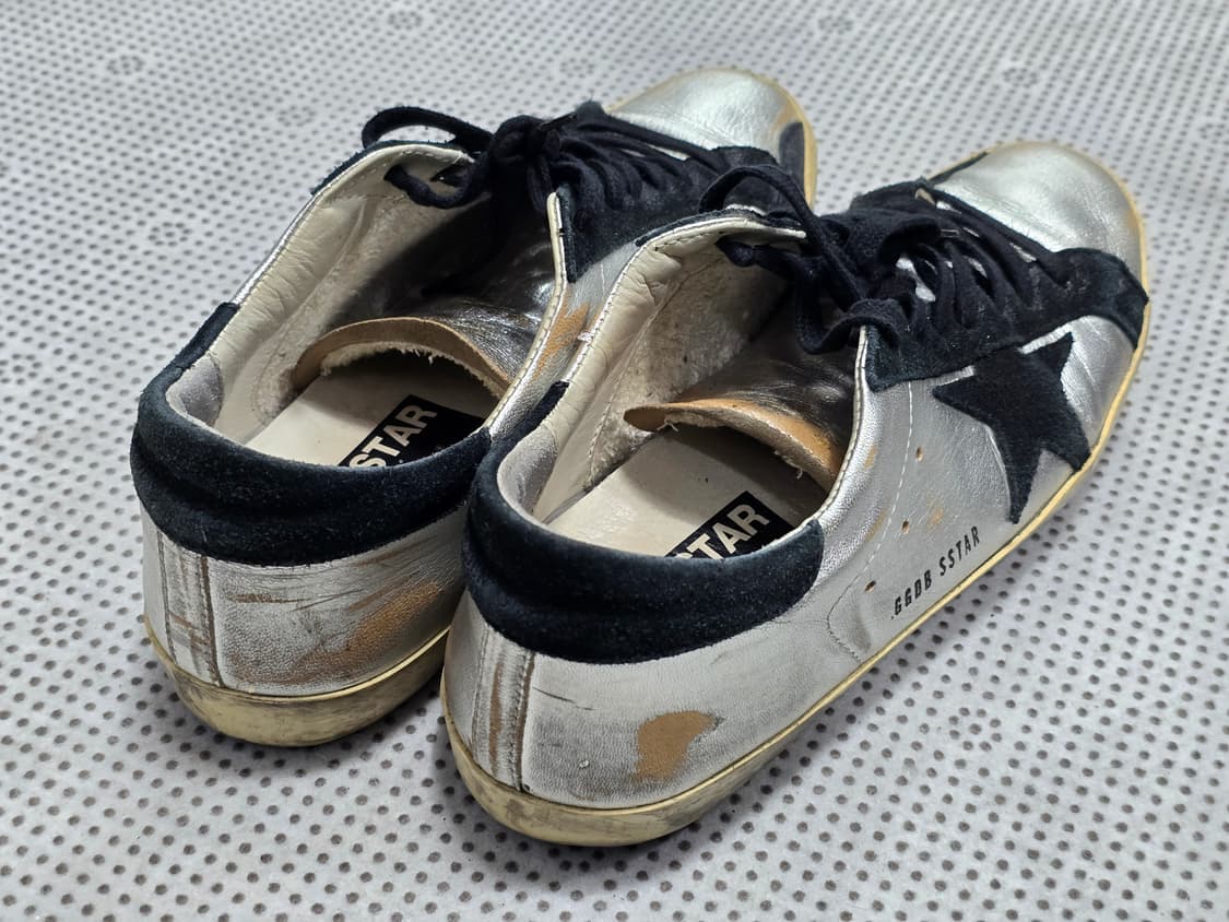 골든구스 슈퍼스타 실버블랙 스니커즈 42사이즈 상품이미지4