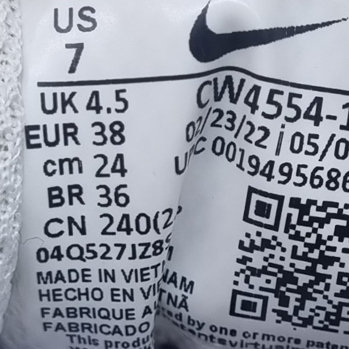 나이키 SC 에어 맥스 화이트 운동화240 상품이미지6