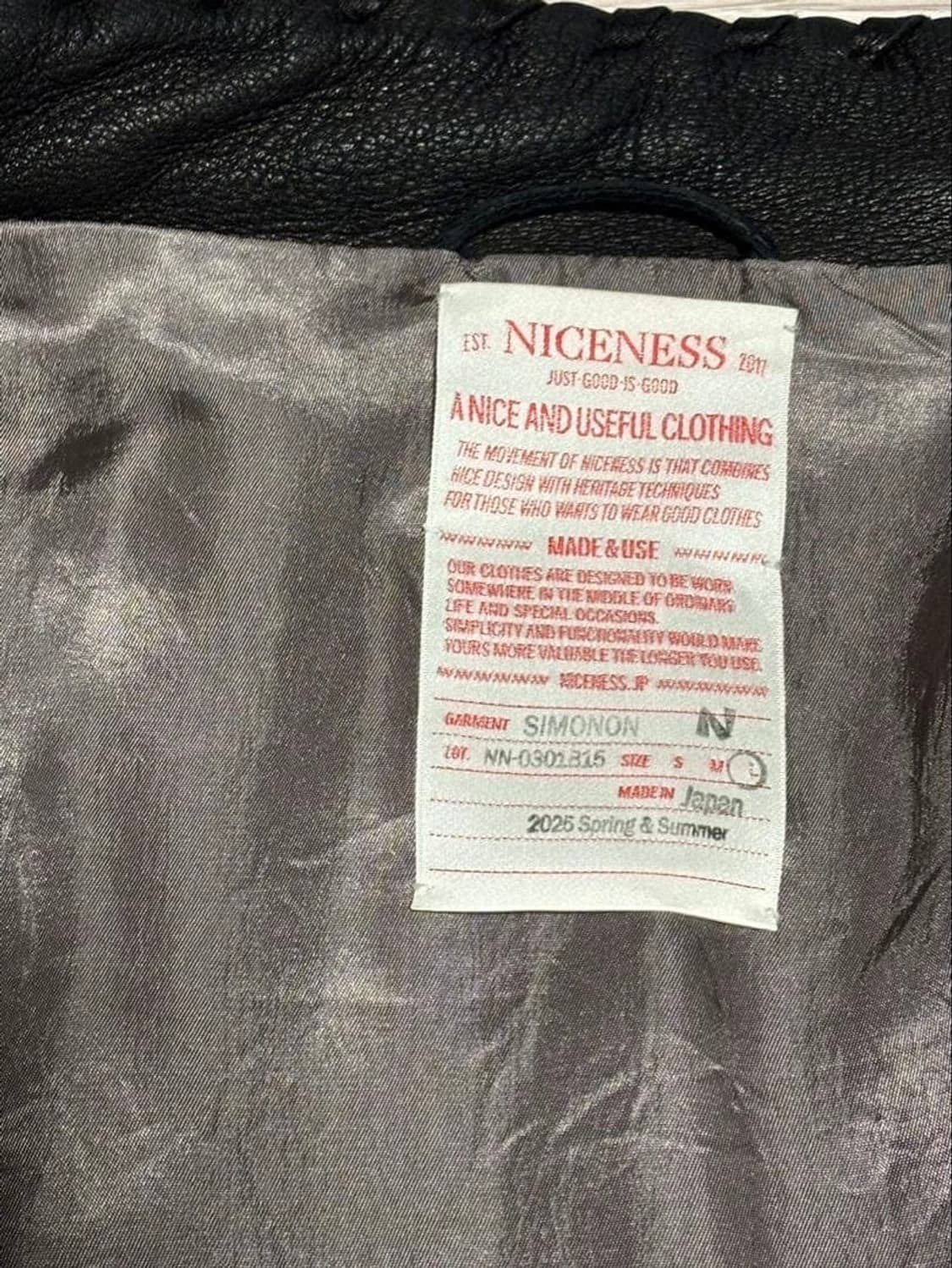 25ss SIMONON CHORE JACKET 상품이미지6