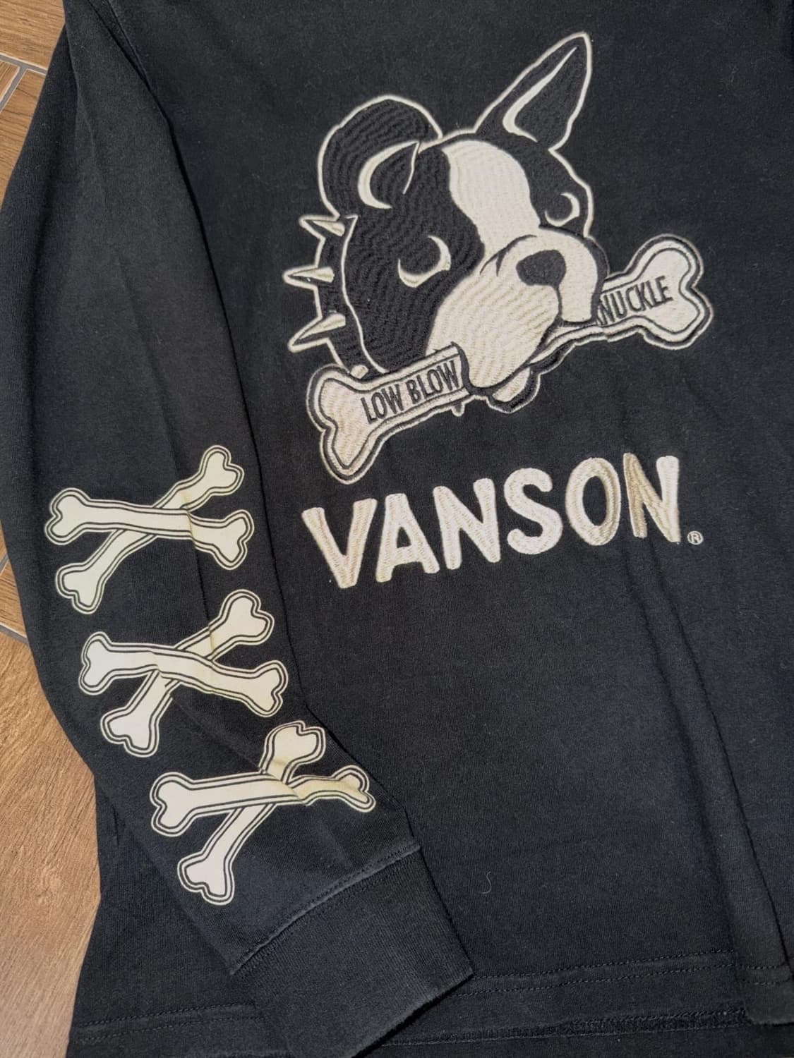 Vanson Leathers Dog&Bone Patch L/S 상품이미지8