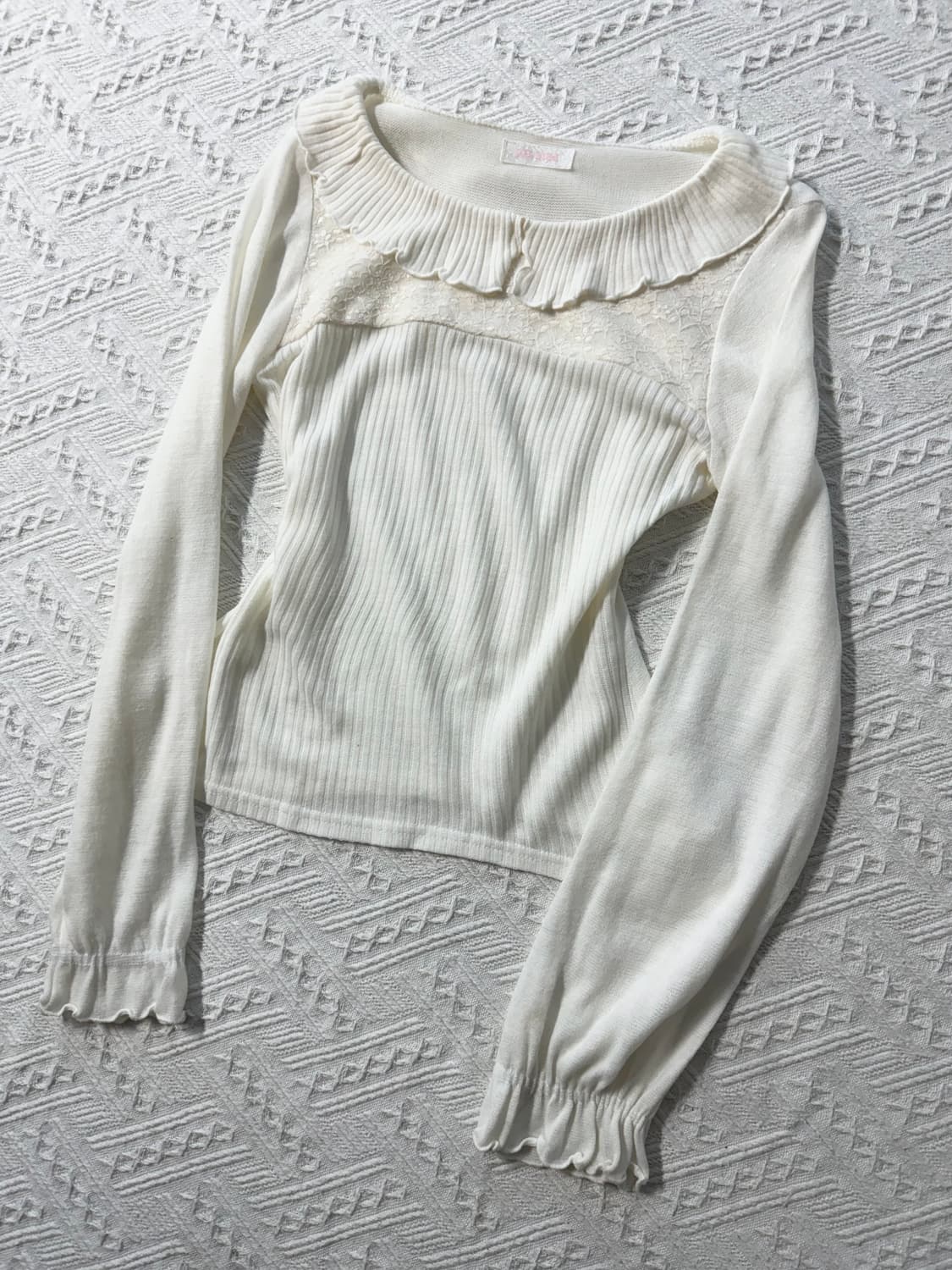 버니 노르딕 패턴 가디건 리즈리사 니트 울 스커트 3pcs SET 상품이미지7