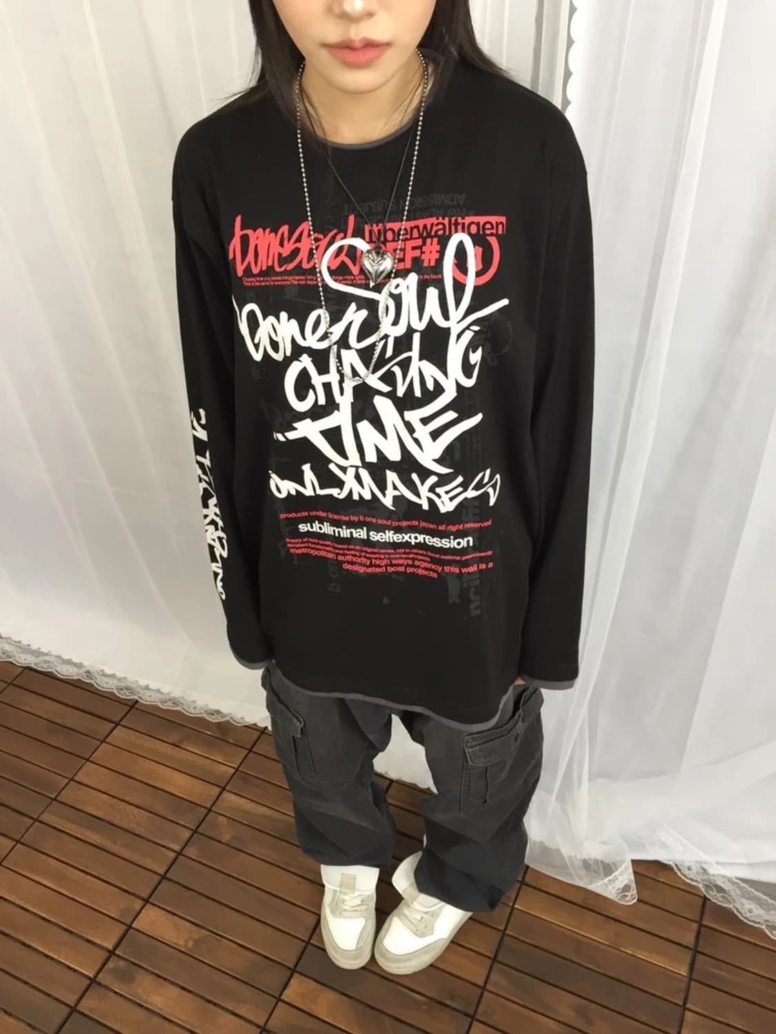 B One Soul Graffiti Long Sleeve 상품이미지2