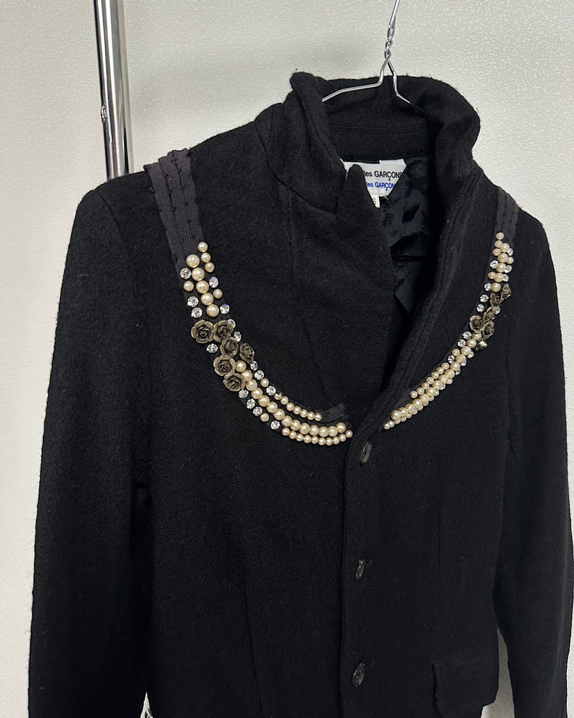 꼼데가르송 울 축융 자켓 상품이미지2