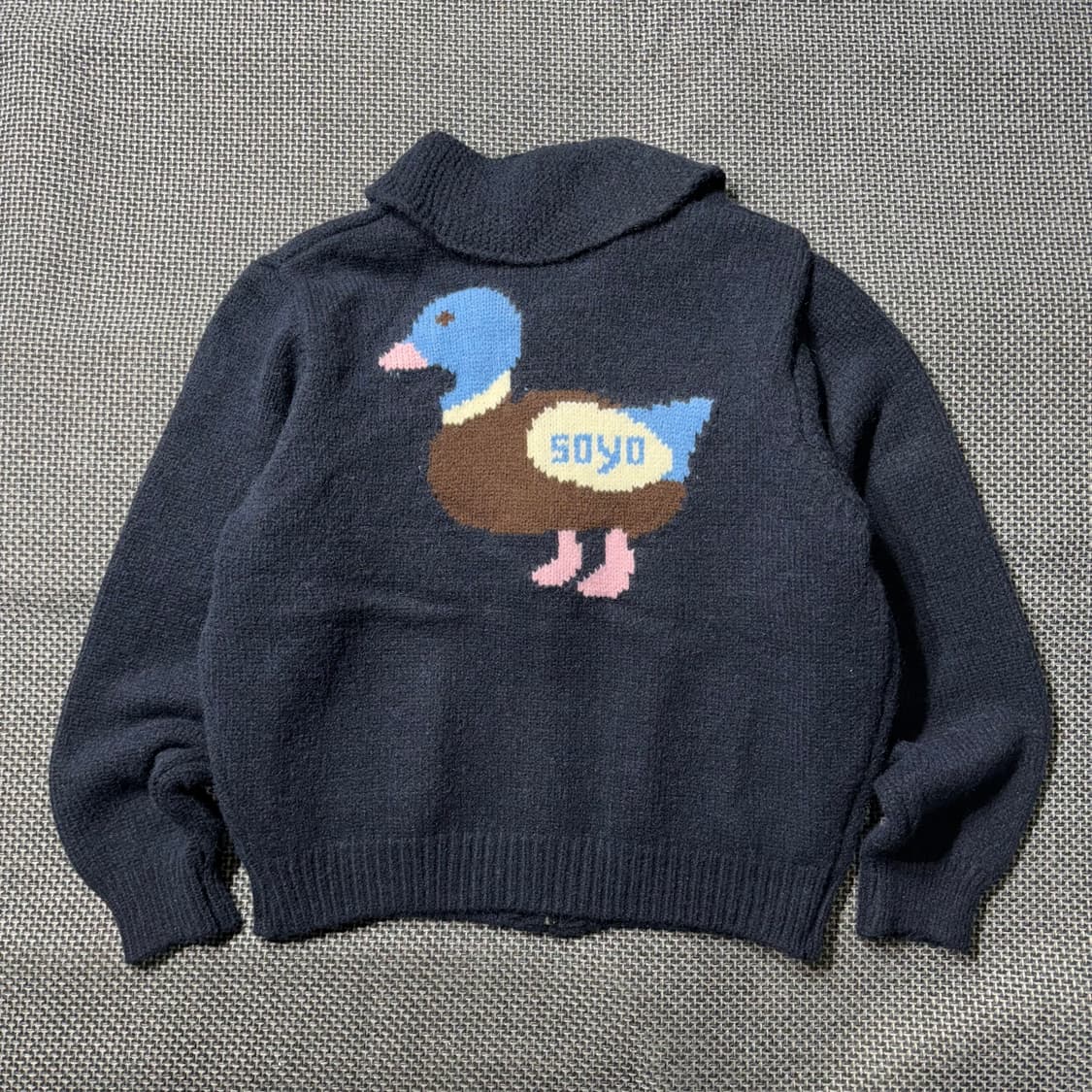 (새상품) 코위찬 니트 집업 상품이미지5