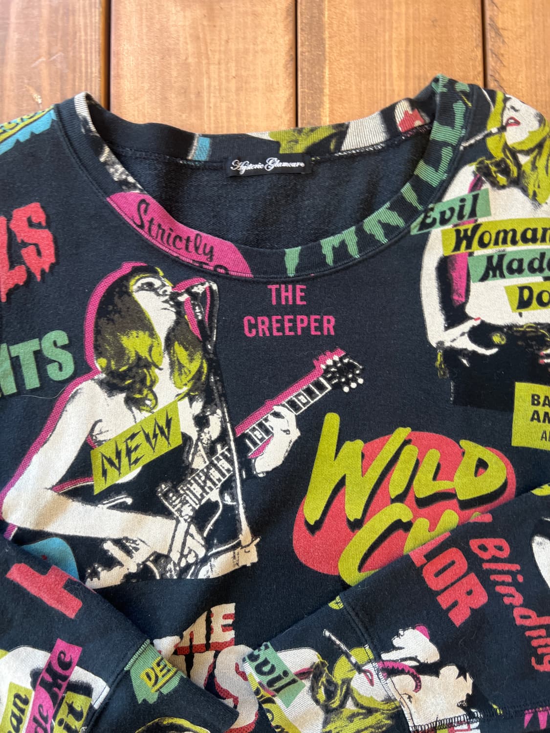 히스테릭글래머 블랙 패치 롱슬리브 상품이미지7