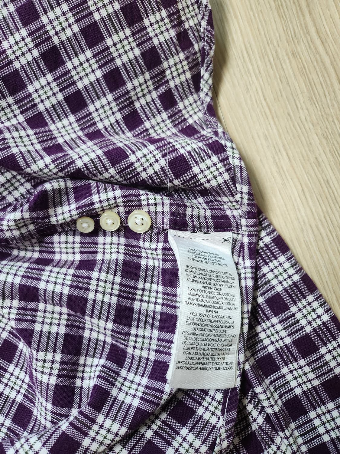 폴로랄프로렌 체크셔츠 (M 상품이미지9