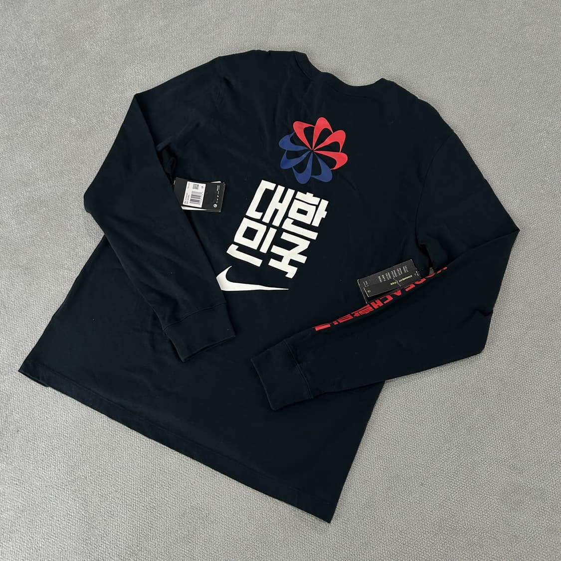 나이키 대한민국 축구 대표팀 블랙 긴팔 티셔츠 2XL 상품이미지4