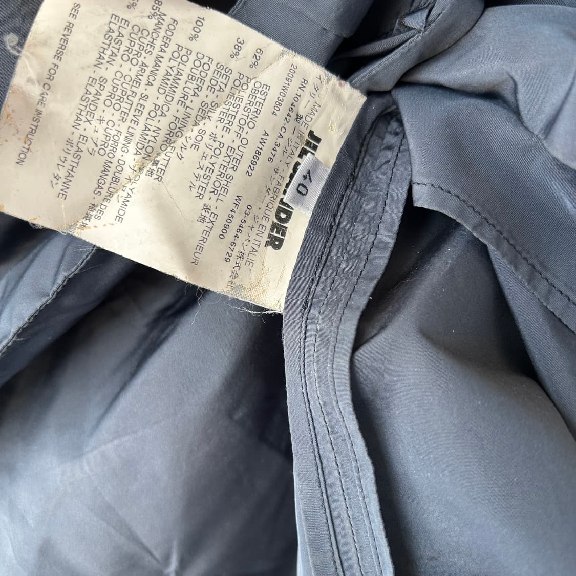 SS09 Jil Sander by Raf Simons 트렌치 코트 상품이미지9