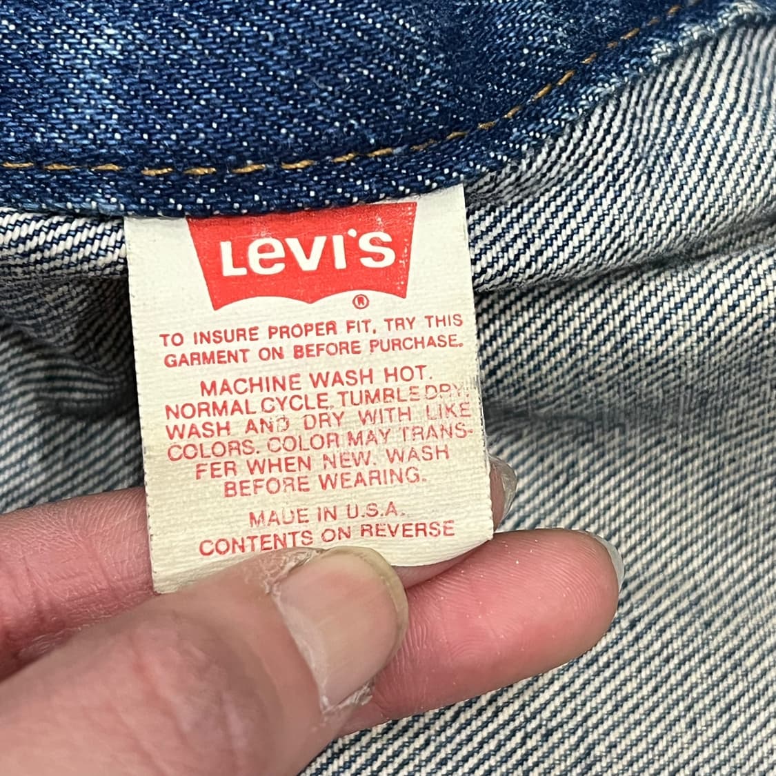 usa 리바이스 워크 데님자켓 s08767 상품이미지7