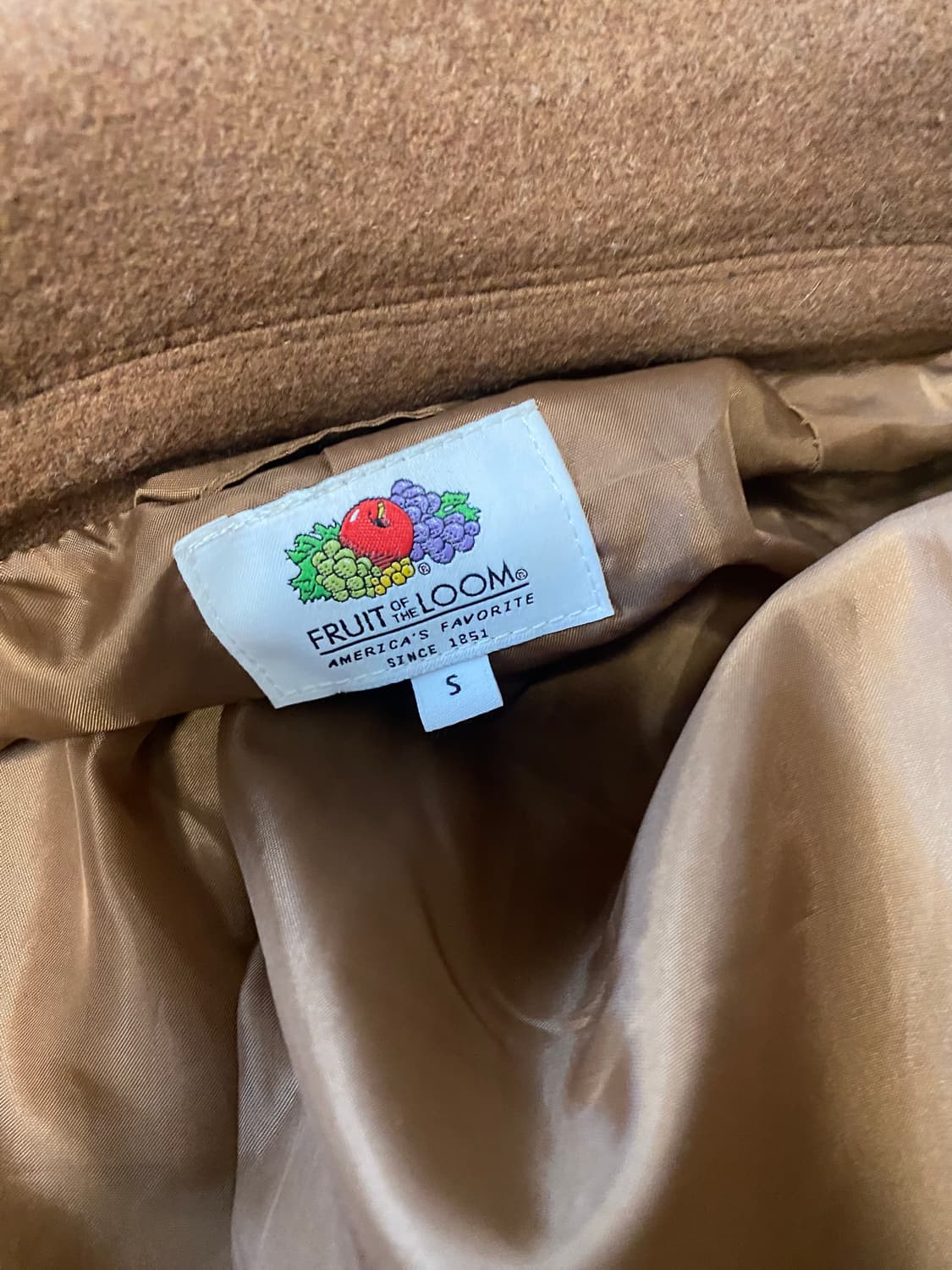 프룻오브더룸 Fruit of the loom 울 싱글코트 s /무신사 상품이미지3