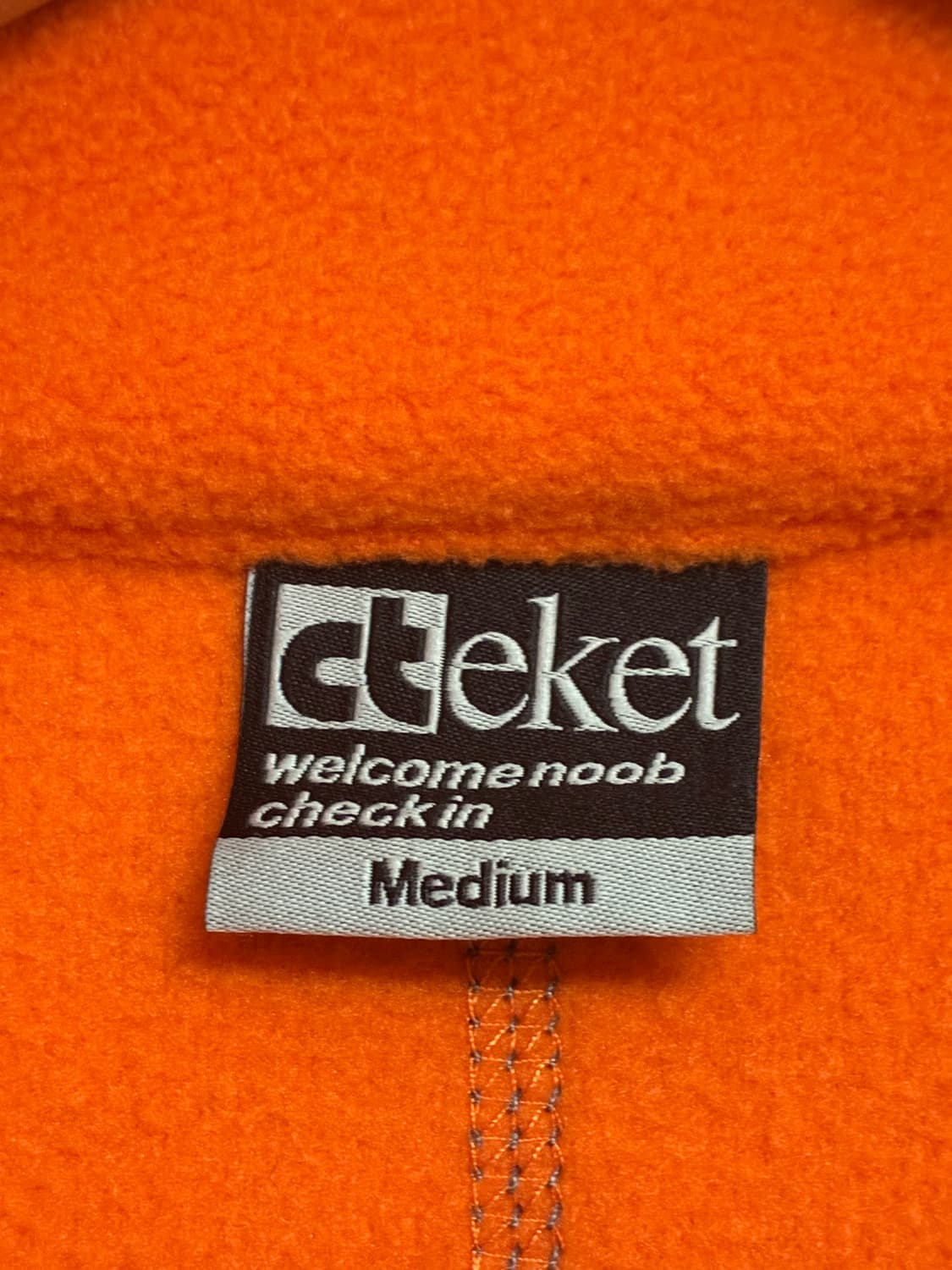 테켓 플리스 자켓 오렌지 상품이미지3