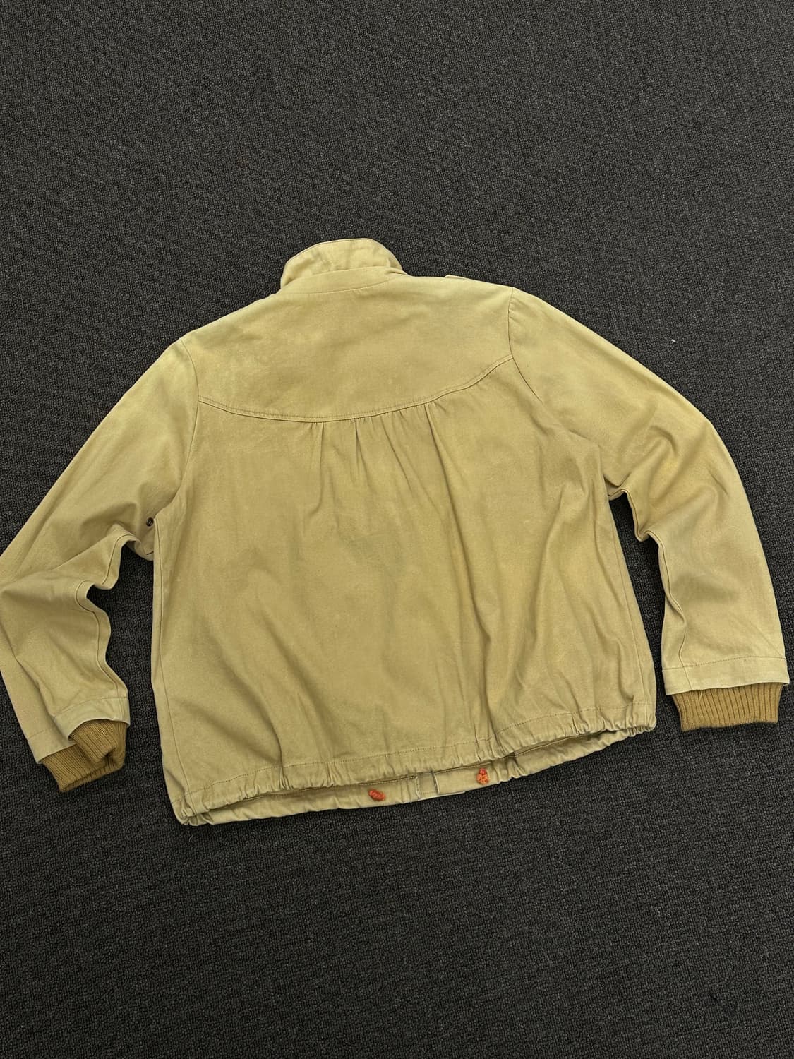 M)휴스턴 빈티지 마린 내셔널 베이지 코튼 자켓 상품이미지4