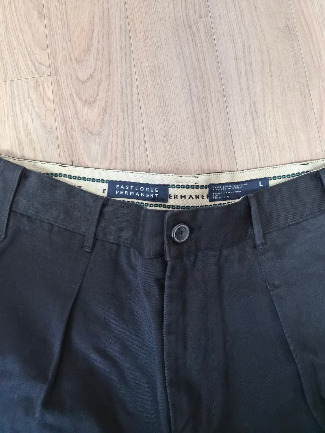 이스트로그 퍼머넌트 셋업블랙 XL/ L 상품이미지6