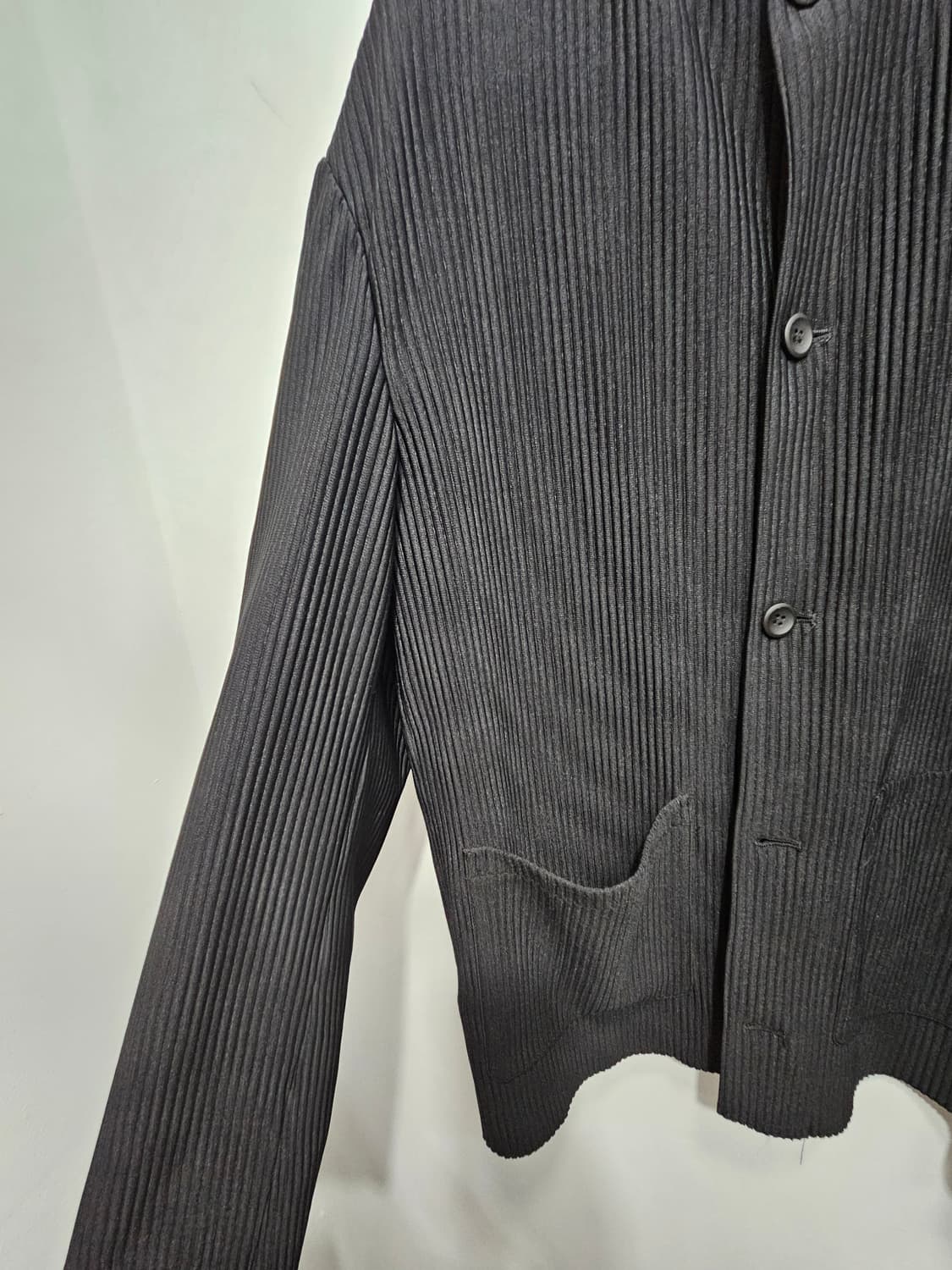 자라 라운드넥 플리츠 자켓 M 상품이미지5