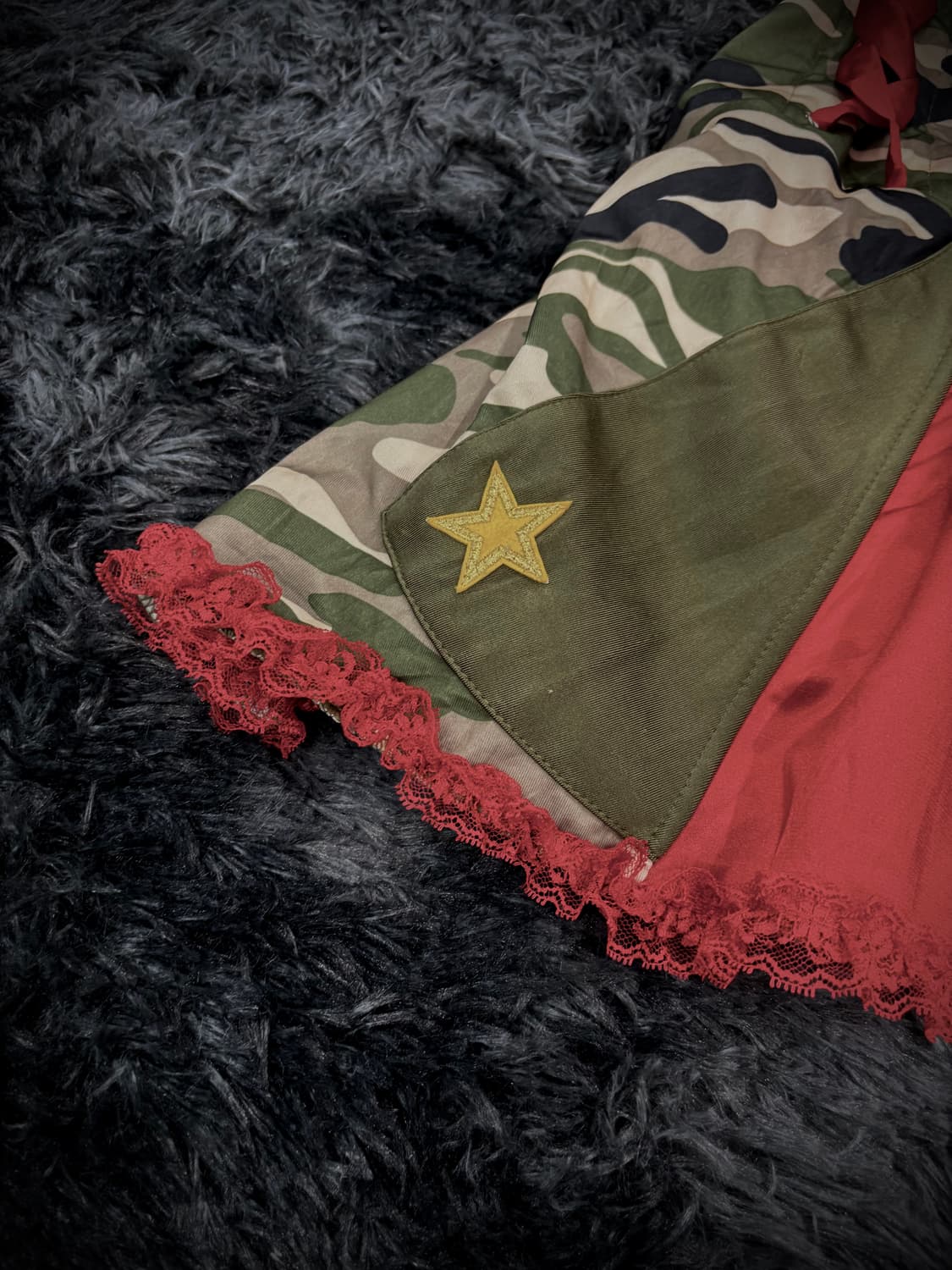 카모 레이스 코르셋 미니 원피스 상품이미지6