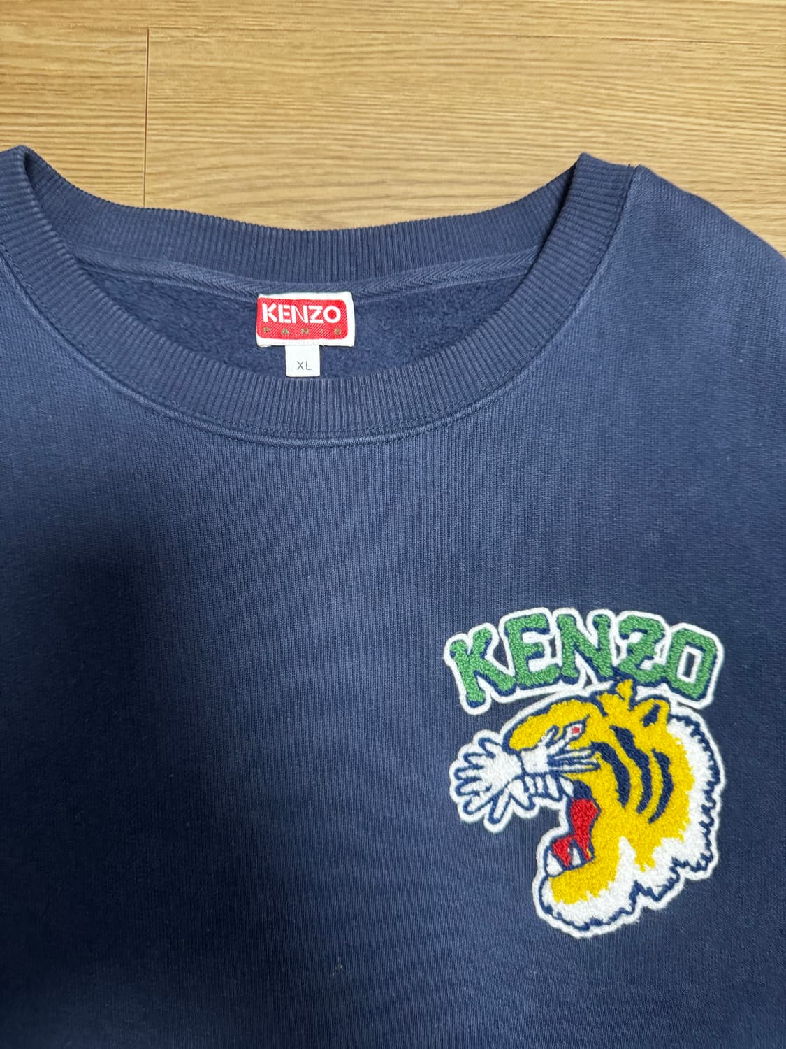 KENZO 겐조 타이거 네이비 맨투맨 XL 상품이미지2