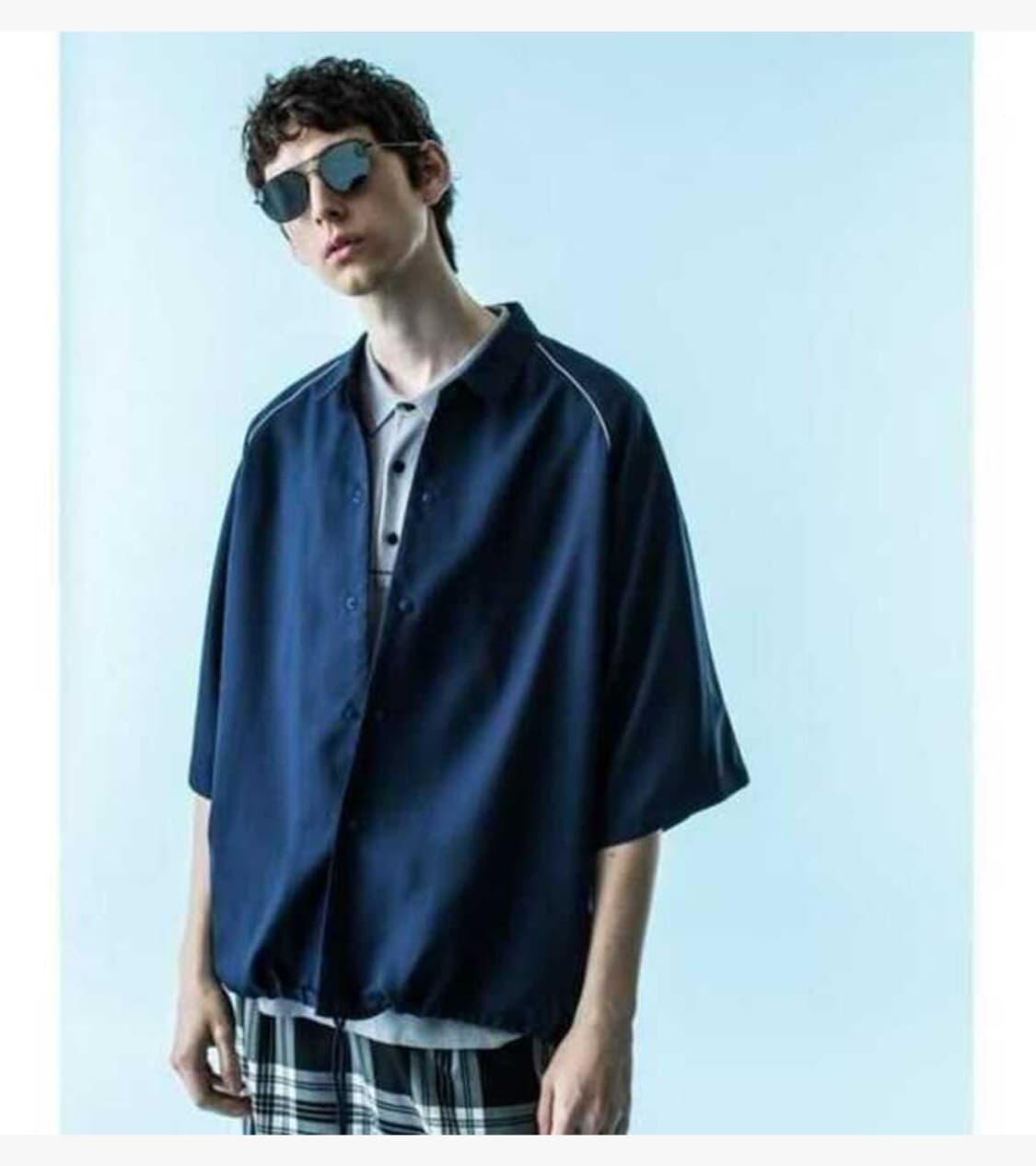 MONKEY TIME - DRY CHAMBRAY PIPING SHIRT 상품이미지2