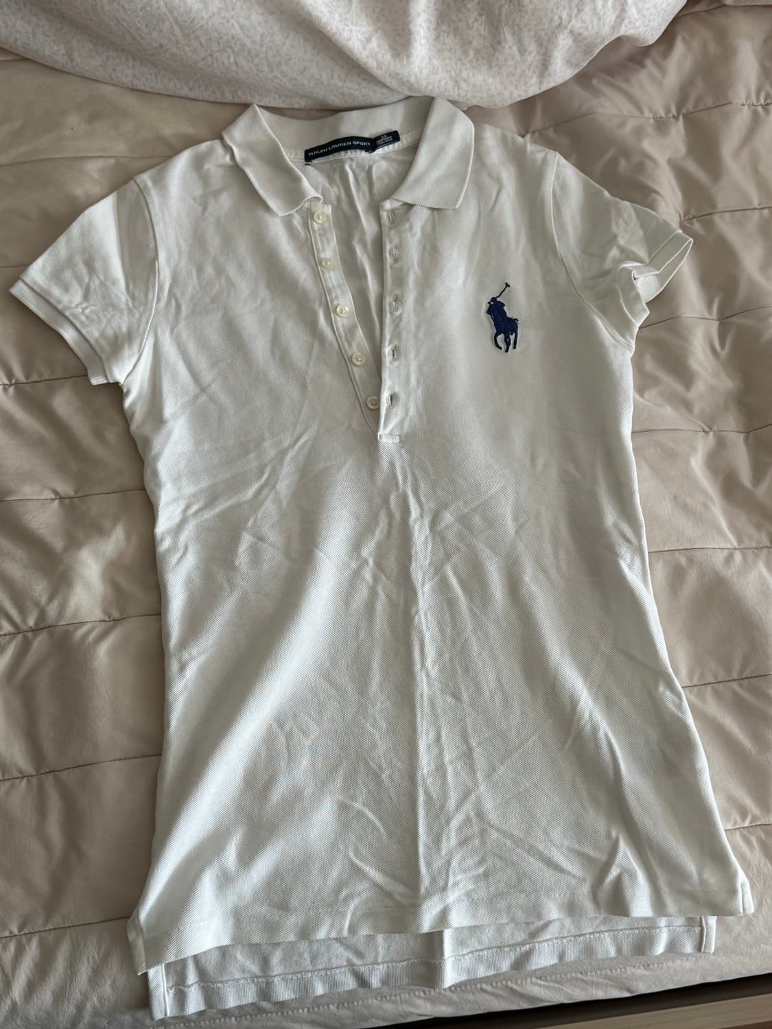 폴로 카라 반팔 화이트 흰색 상품이미지1